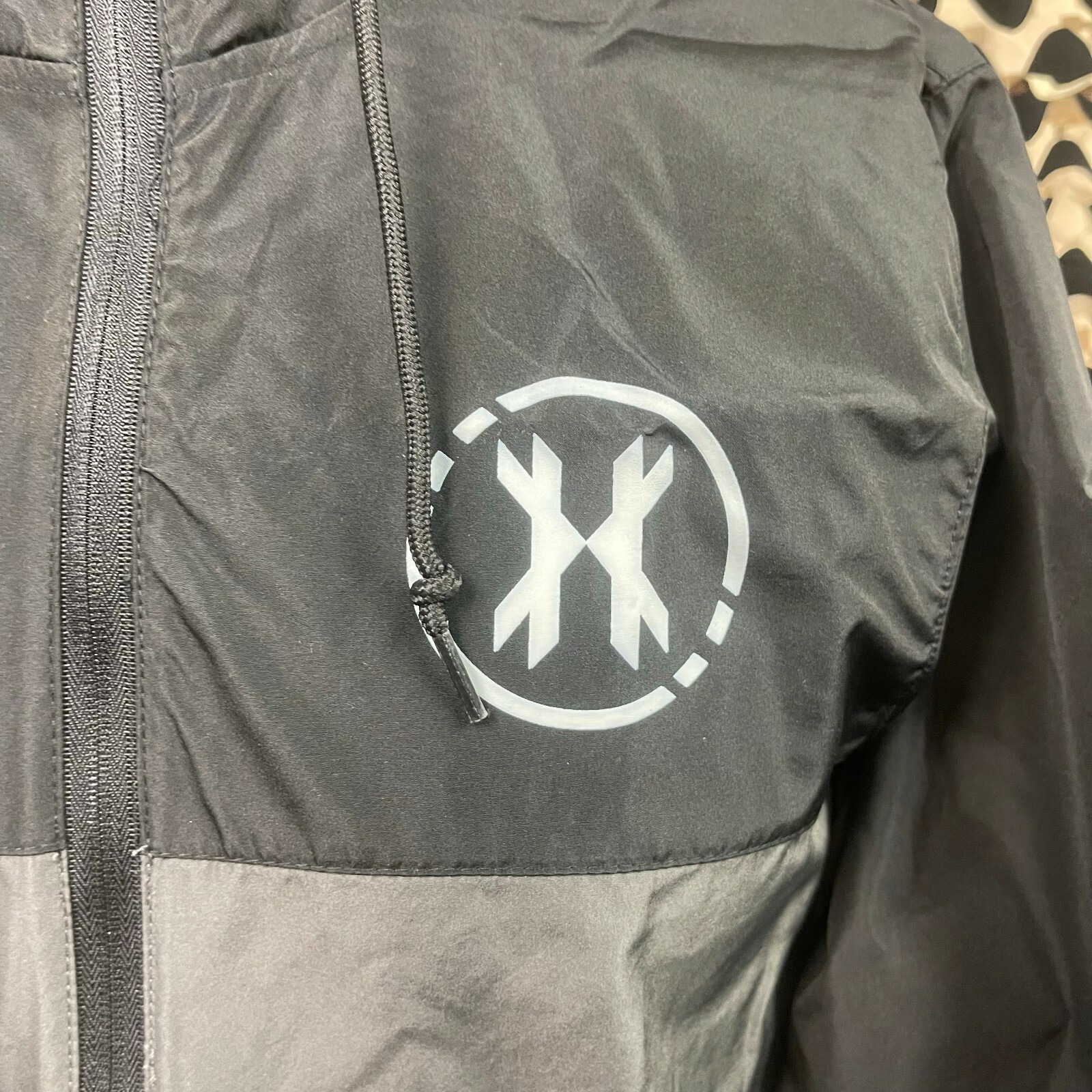 NEW HK Army Slash Zip Up Windbreaker Jacket - Graphite