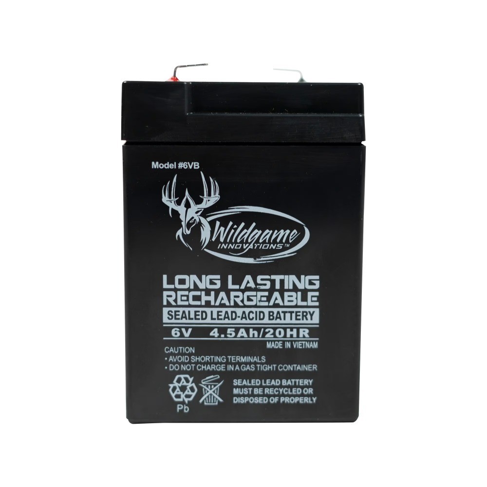 6V Rechargeable Battery for Game Feeders Outdoor Long Lasting Sealed Lead Acid