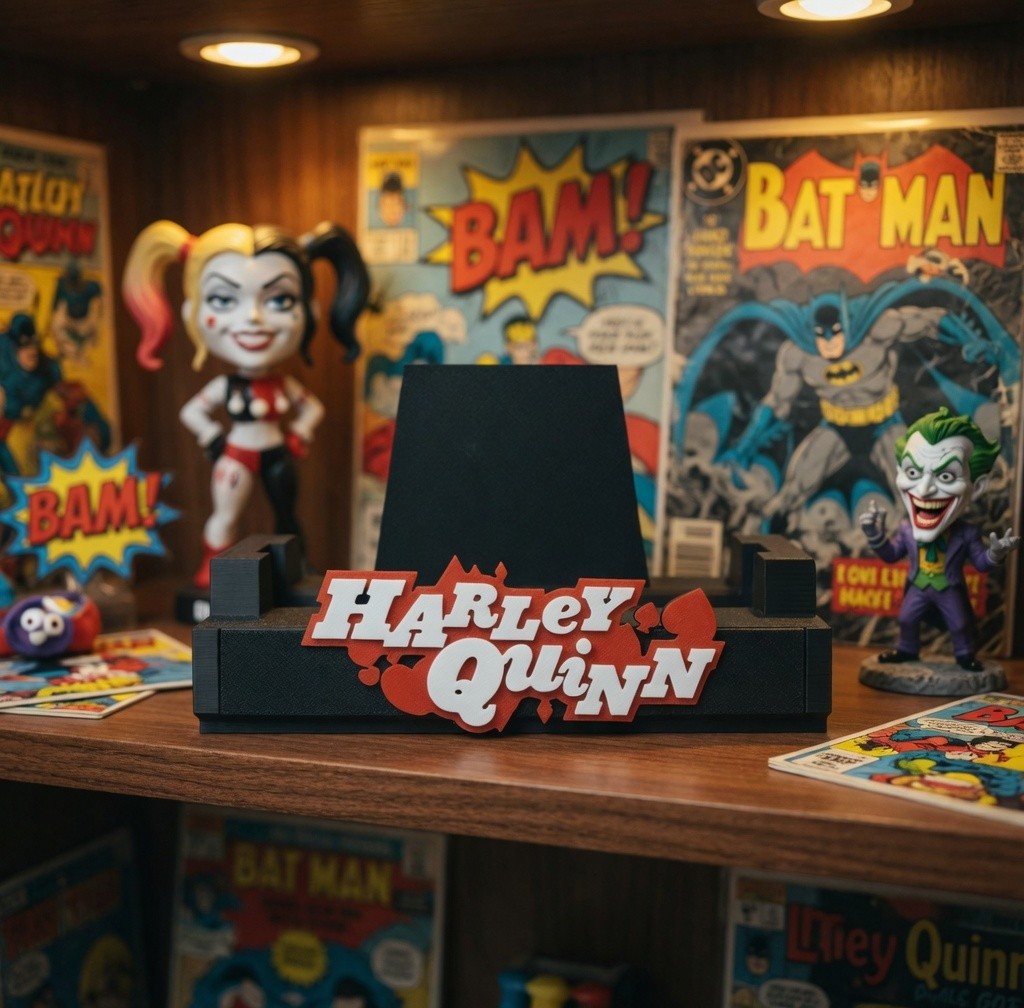 Harley Quinn Book Display Stand for Graded CGC, CBCS, and Non-Graded Comic