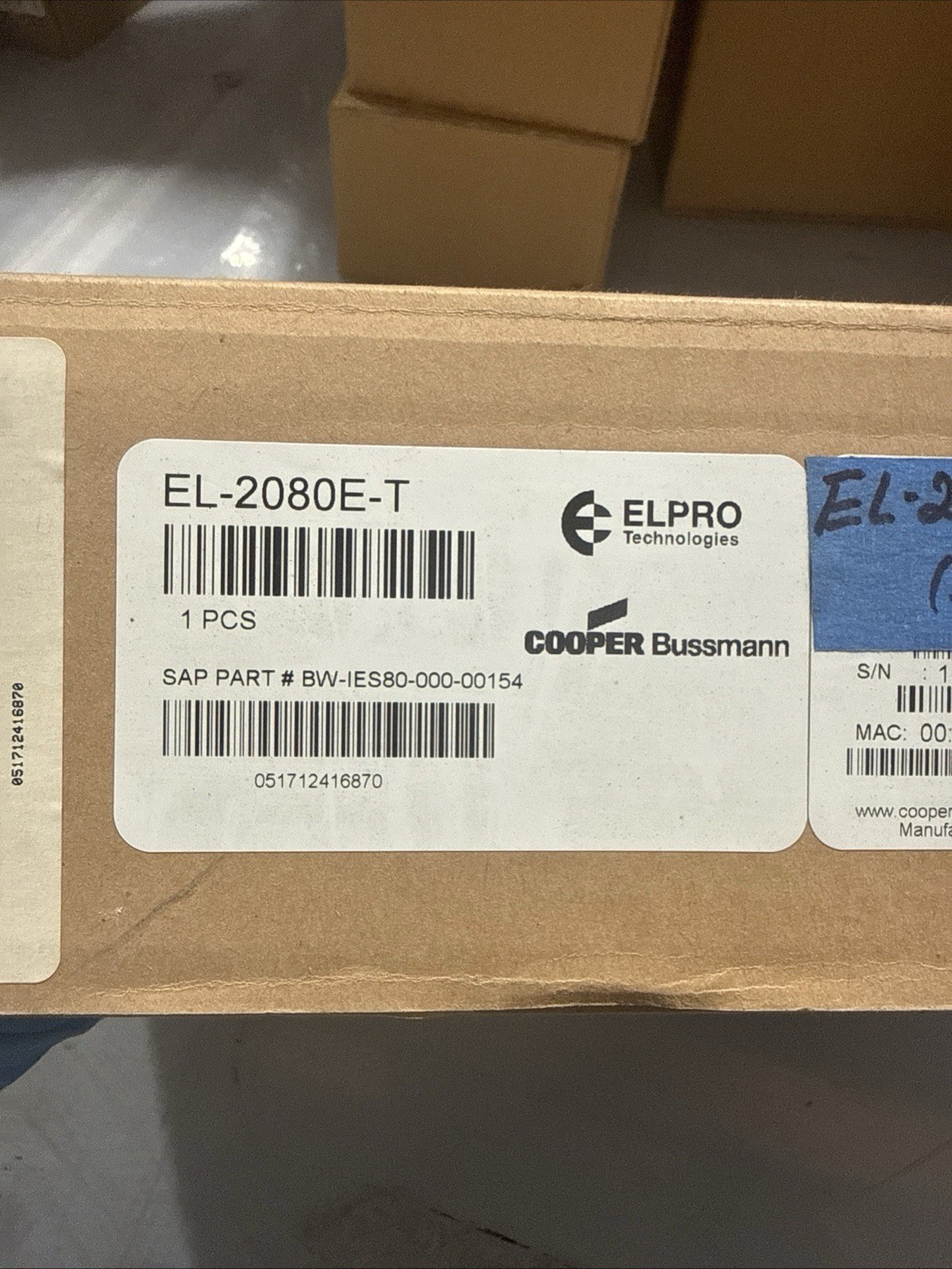New Opened box* Eaton EL-2080E-T ELPRO PLC Ethernet Switch