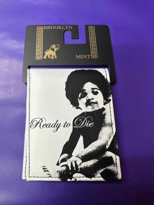 New BIGGIE SMALLS Notorious B.I.G Baby ready to die WALLET