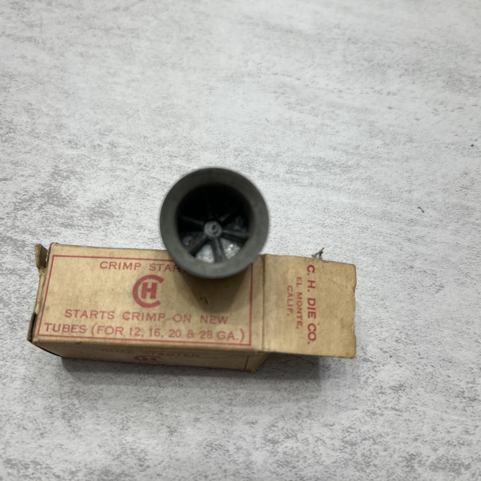 VINTAGE C-H CRIMP STARTER, 20,16, 20 & 28 GA. 6 POINT.