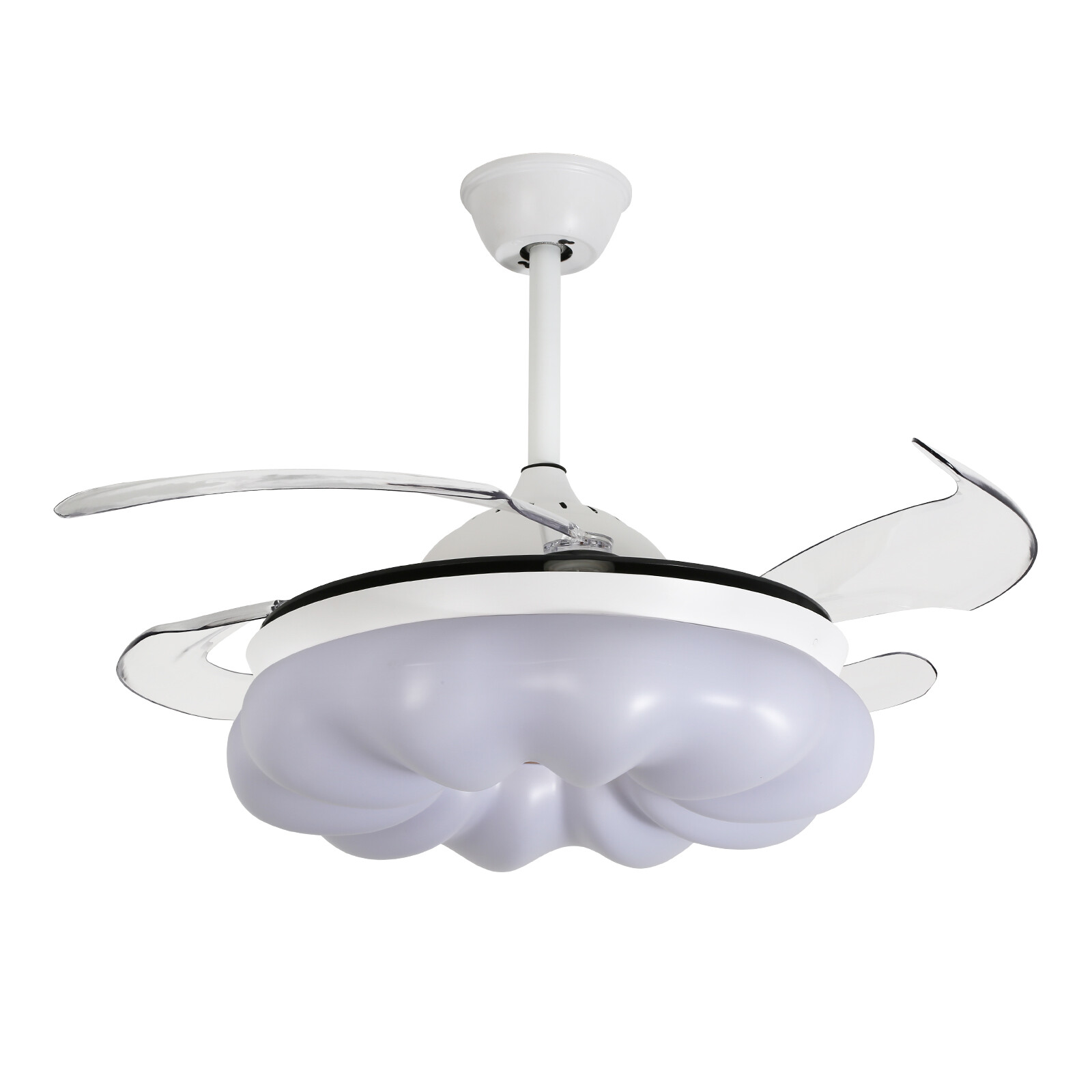 42 Inch LED Ceiling Fan w/ Lights & Remote Control Retractable Ceiling Fan NEW??