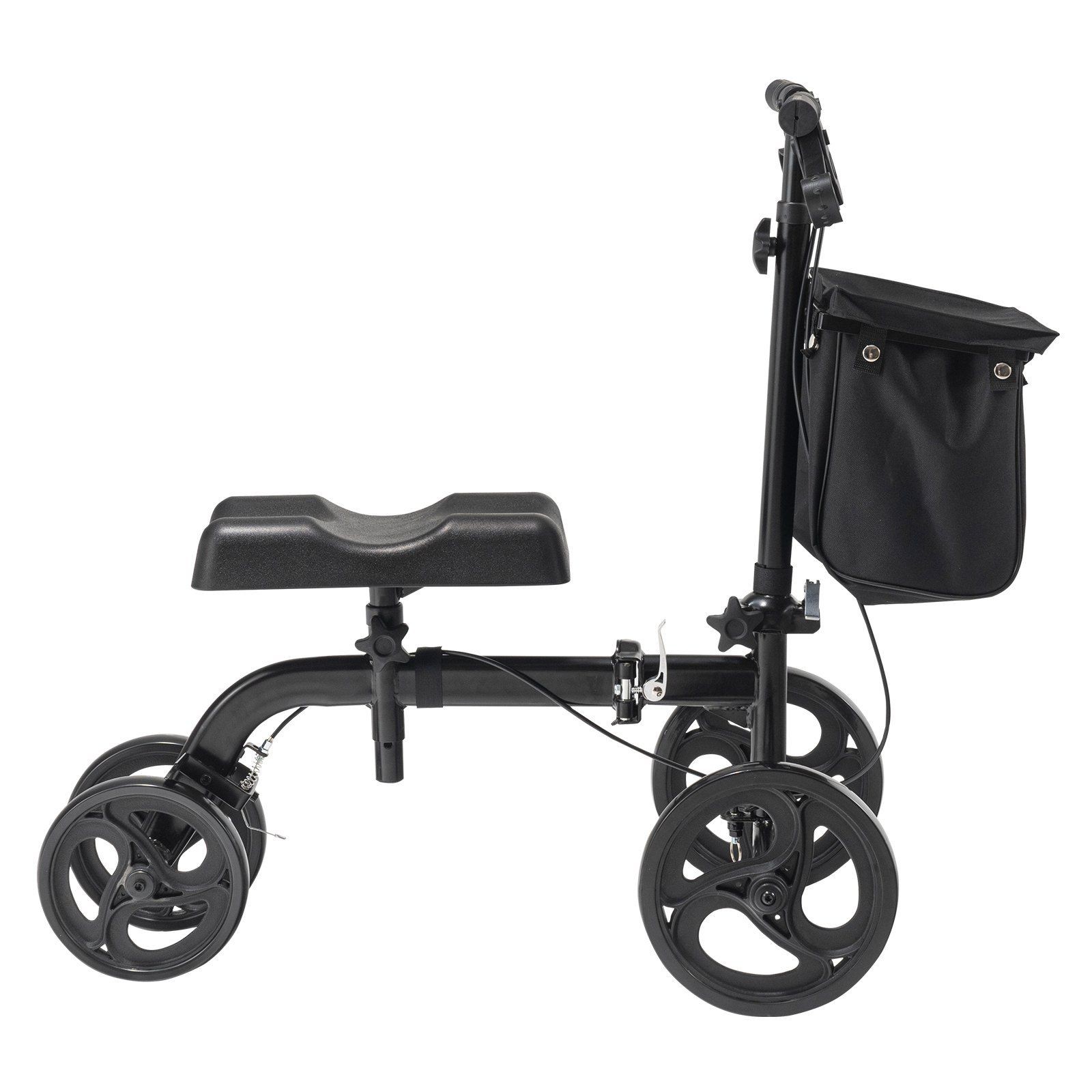 VEVOR Folding Knee Scooter Adjustable Handlebar All-Terrain Wheels