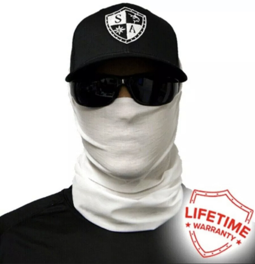GET 3 Masks $10.50 TACTICAL WHITE SA Salt Armour Face Mask Bandana Balaclava