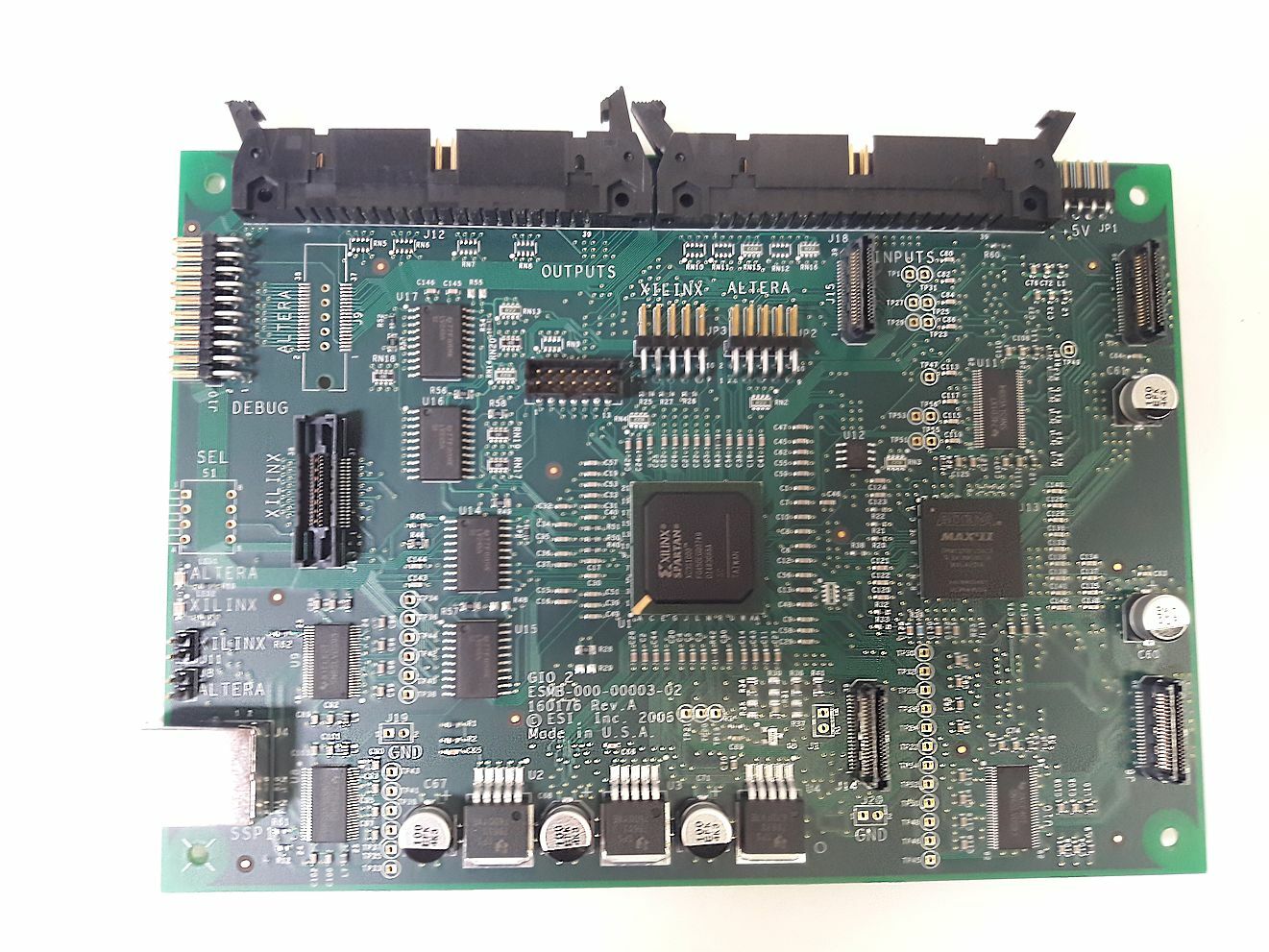 ESI GIO2 ESMB-000-0003-02 P/N 151142 Rev D Circuit Board -Free Shipment-