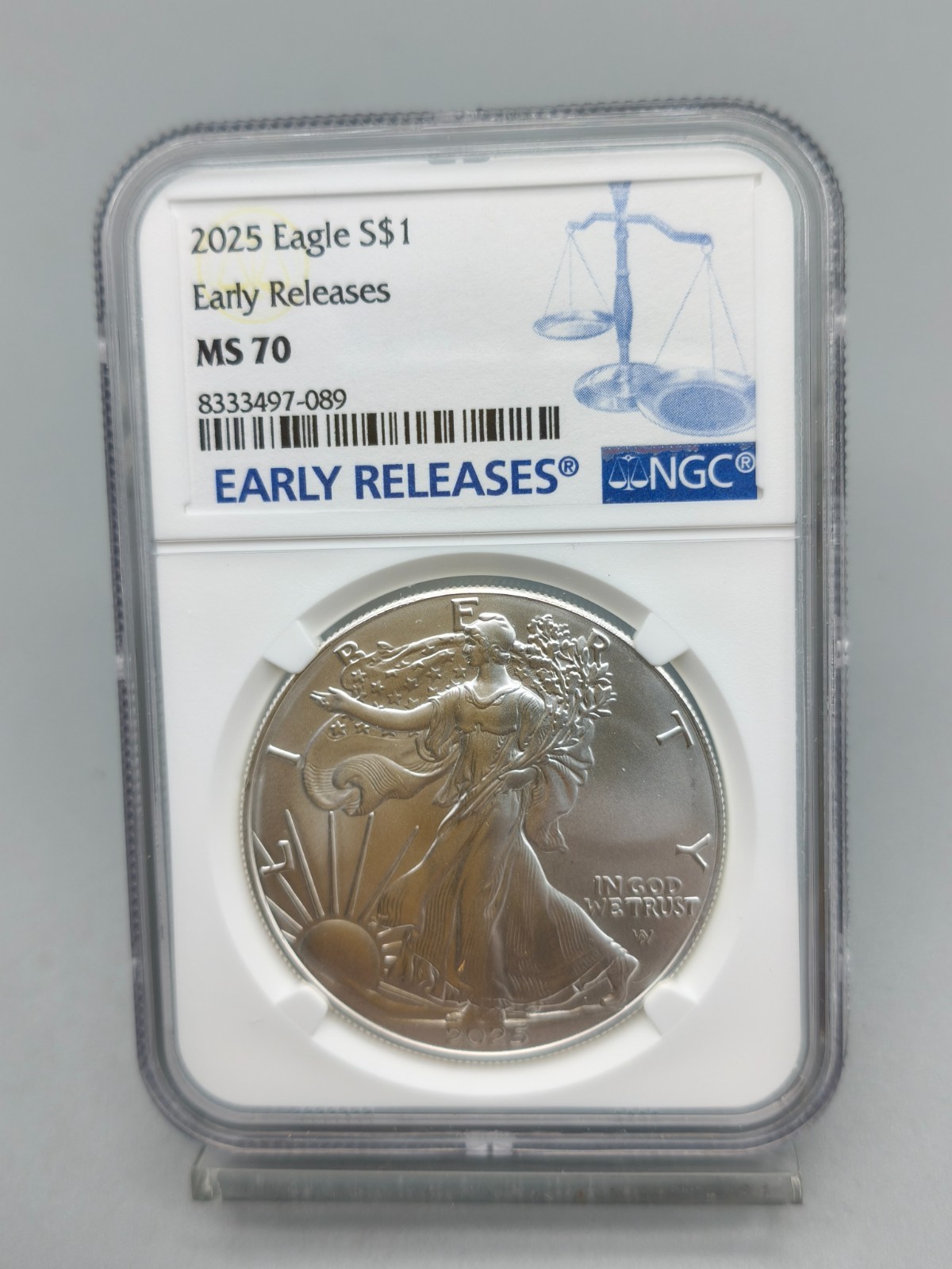 2025 American Silver Eagle NGC MS 70 Early Releases