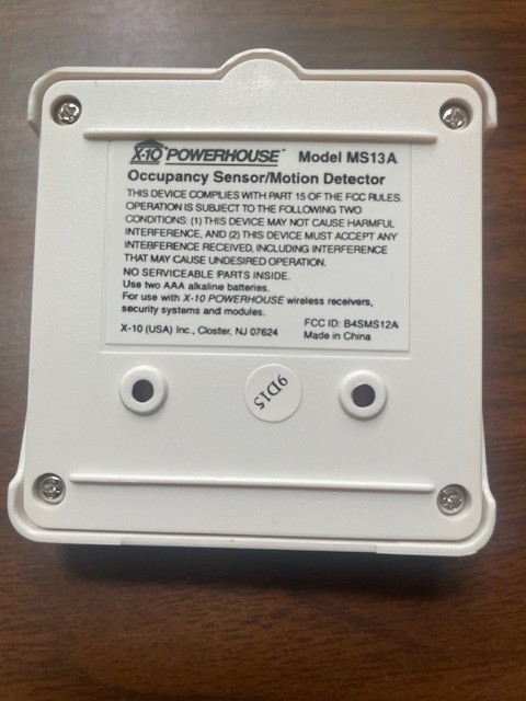 NEW X10 Powerhouse Hawkeye Motion Detector Sensor MS13A