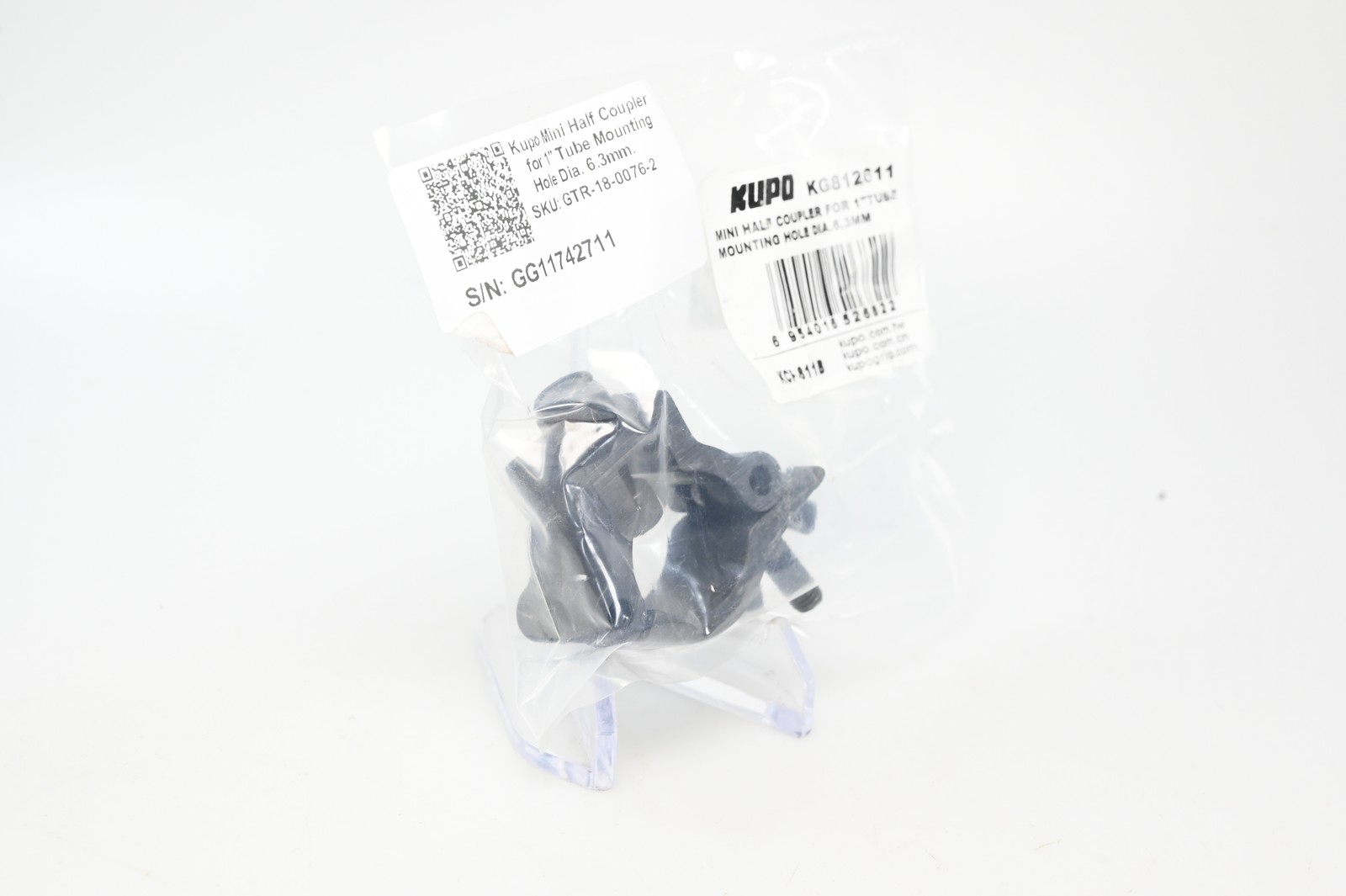 Kupo Mini Half Coupler for 1" Tube Mounting Hole Dia. 6.3mm. KG812611 #G711