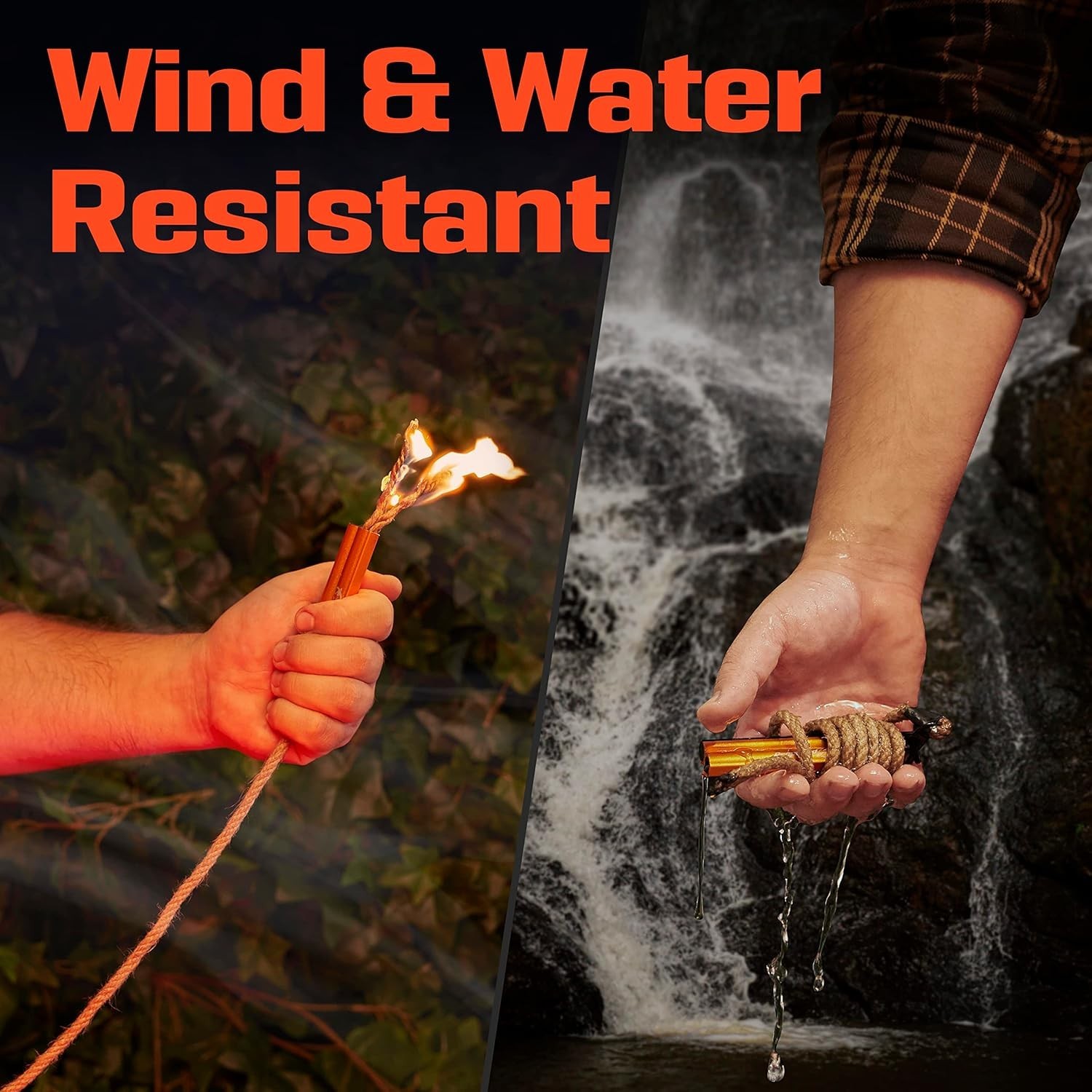Fire Starter Survival Tool - All-in-One Flint and Steel Fire Starter Kit - Fe...