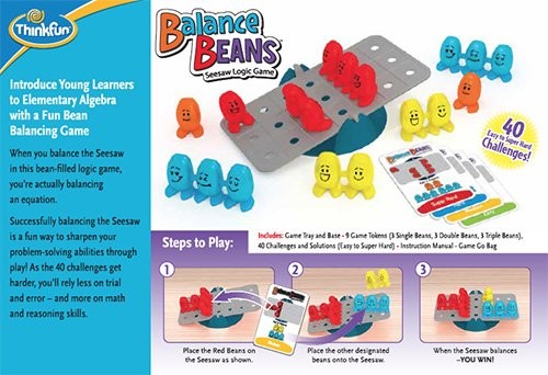 Balance Beans Math Game - Engaging Pre-Algebra Puzzle for | Enhances Logical ...