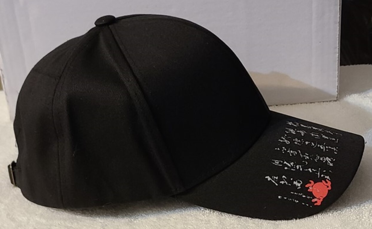 CHINESE DRAGON FANTASY MYTHICAL ADJUSTABLE BASEBALL CAP HAT ( BLACK )