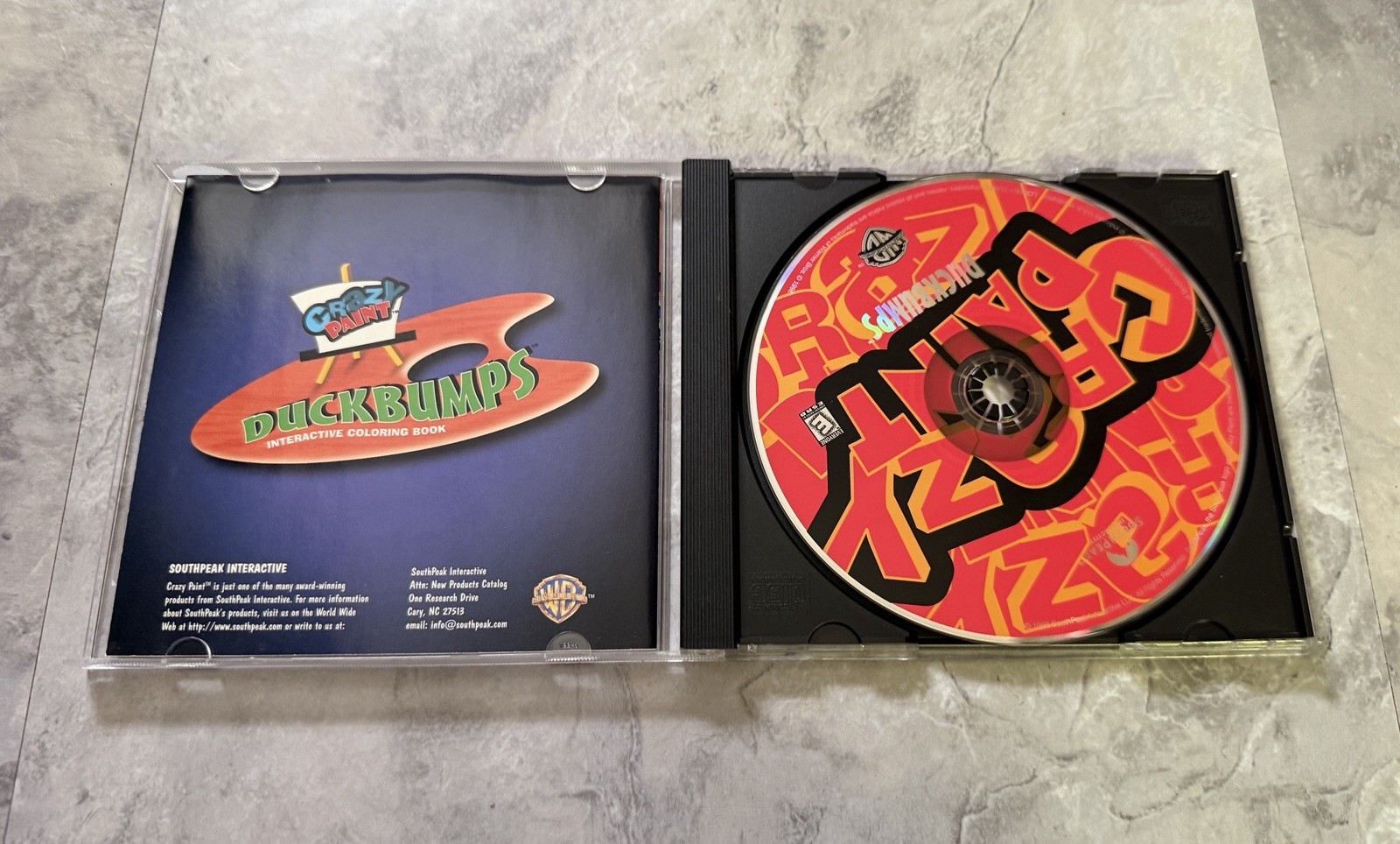 Duckbumps Interactive Coloring Book PC CD-ROM Daffy Duck Looney Toons Game