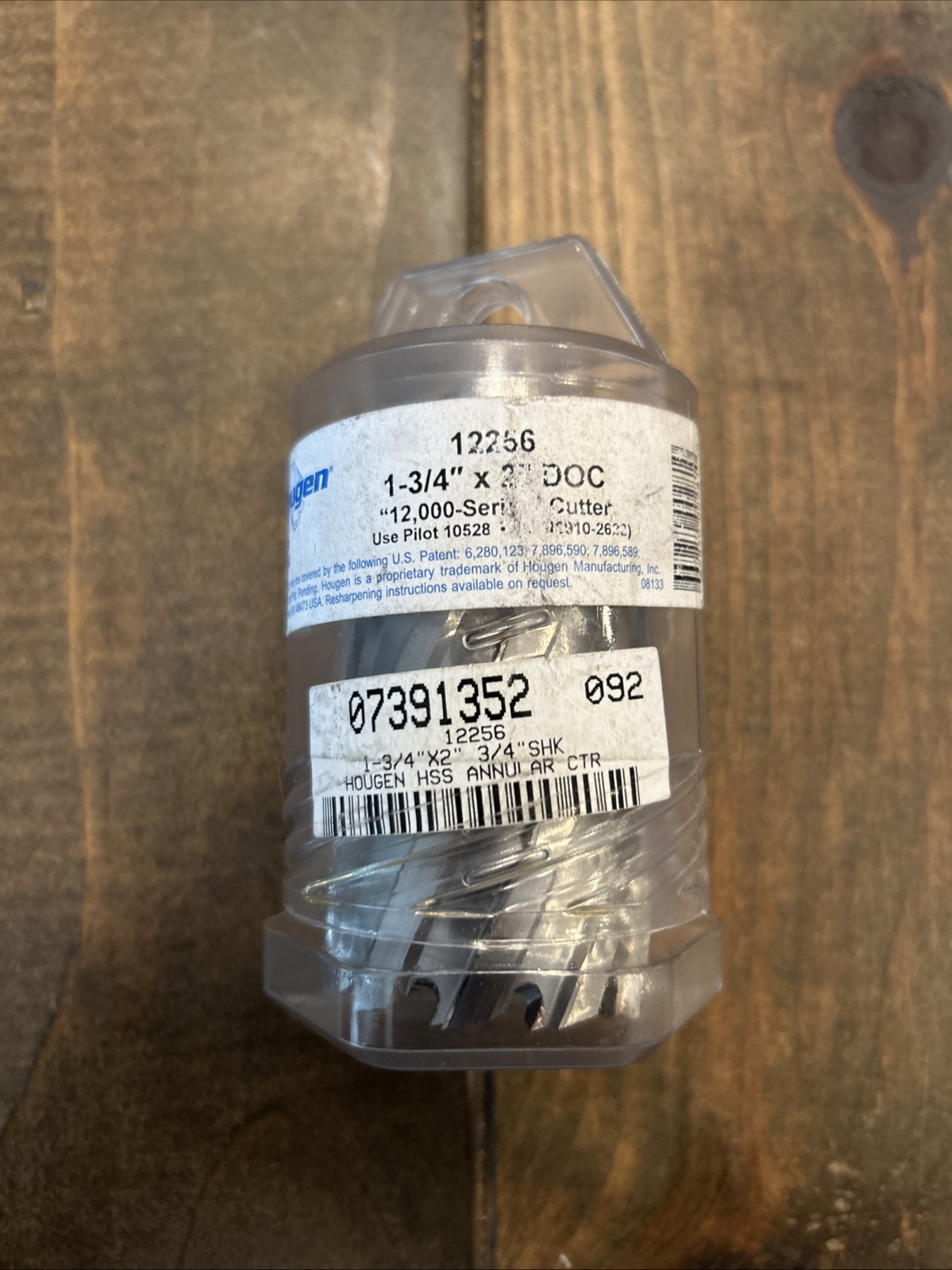 Hougen #12256 1-3/4" x 2" "12,000-Series" Annular Cutter. New