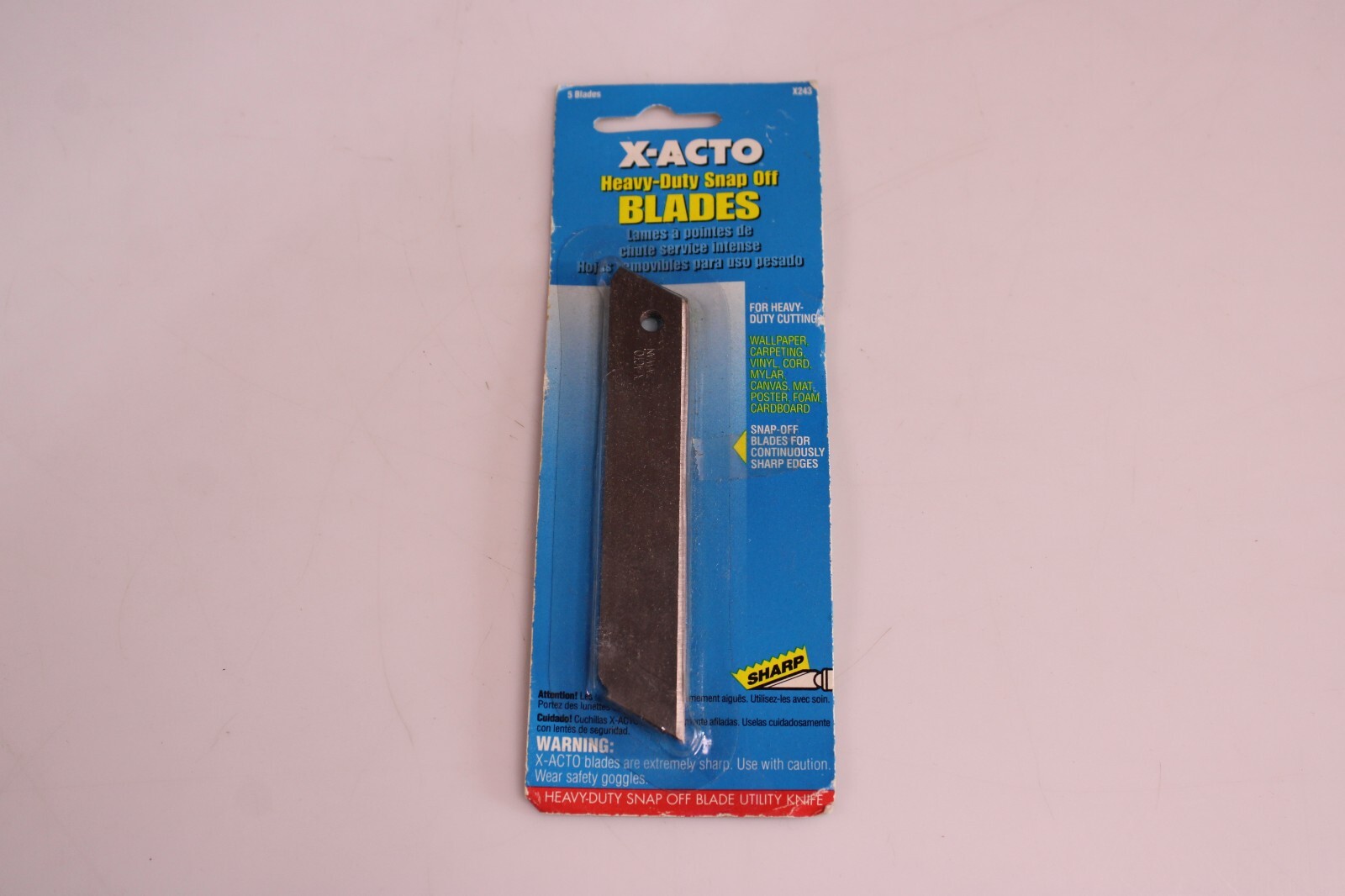 X-Acto X243 Heavy Duty Snap-Off Knife Blade (5)