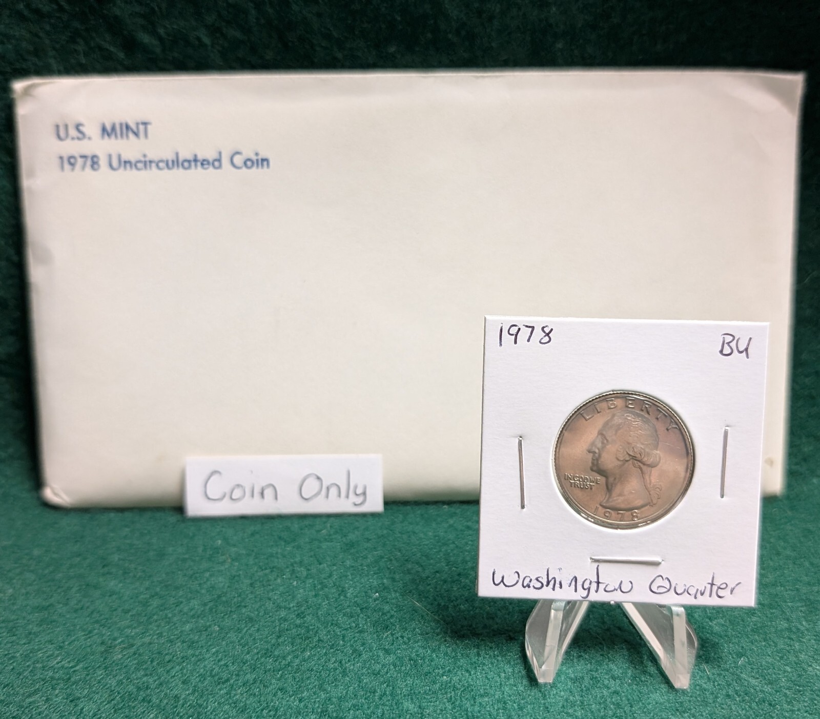1978 P Washington Quarter Uncirculated from Mint Set