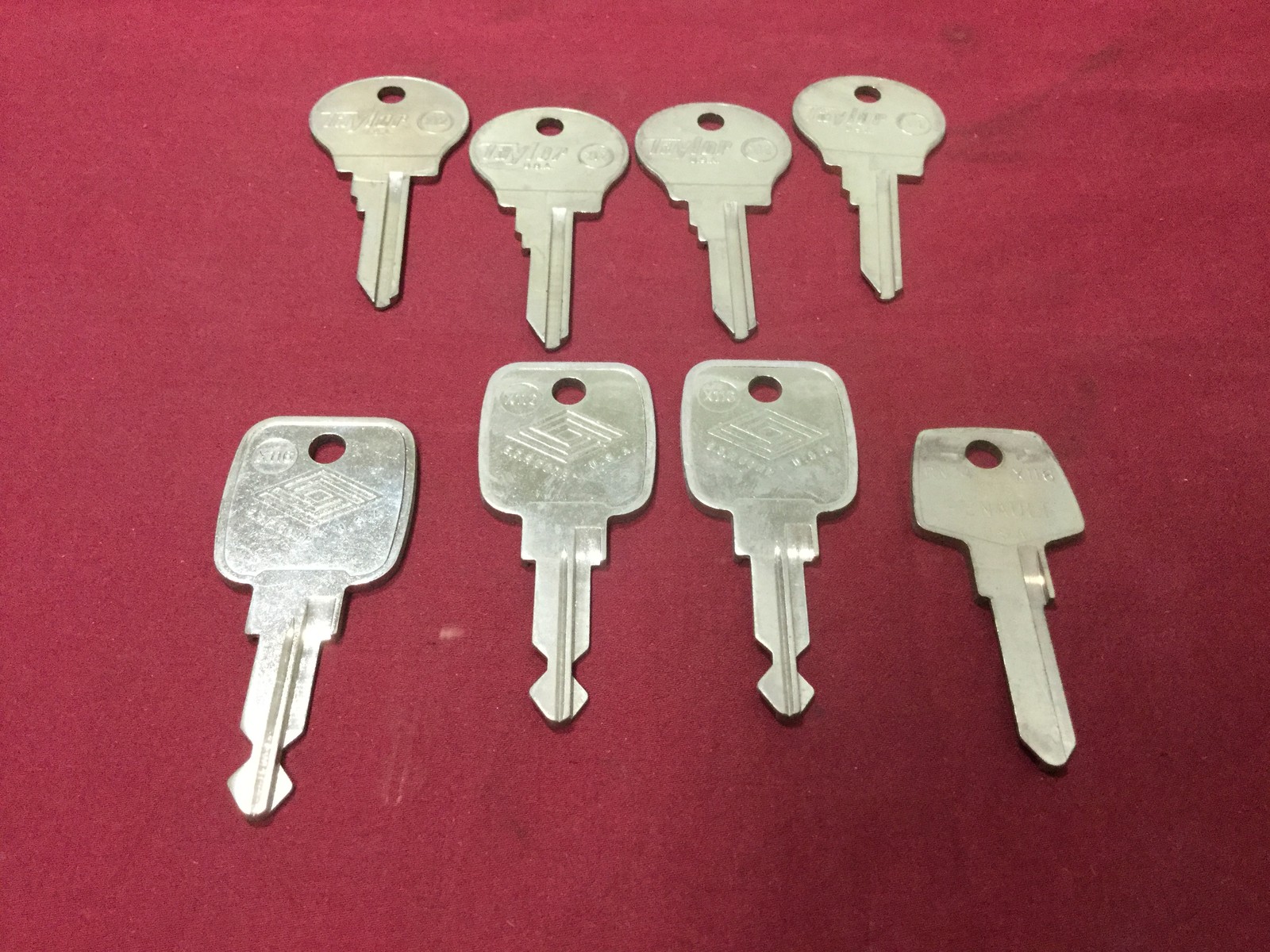 Peugeot & Renault by ESP, Taylor & Cole Auto Key Blanks, Set of 8 -Locksmith