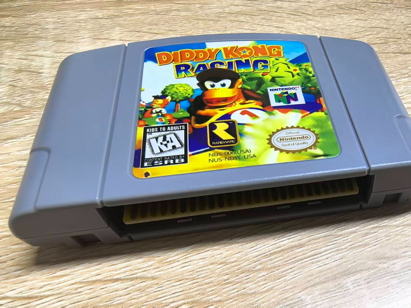 DIDDY KONG RACING US Version 64 Bit Console N64 Video Games Cartridge Toys