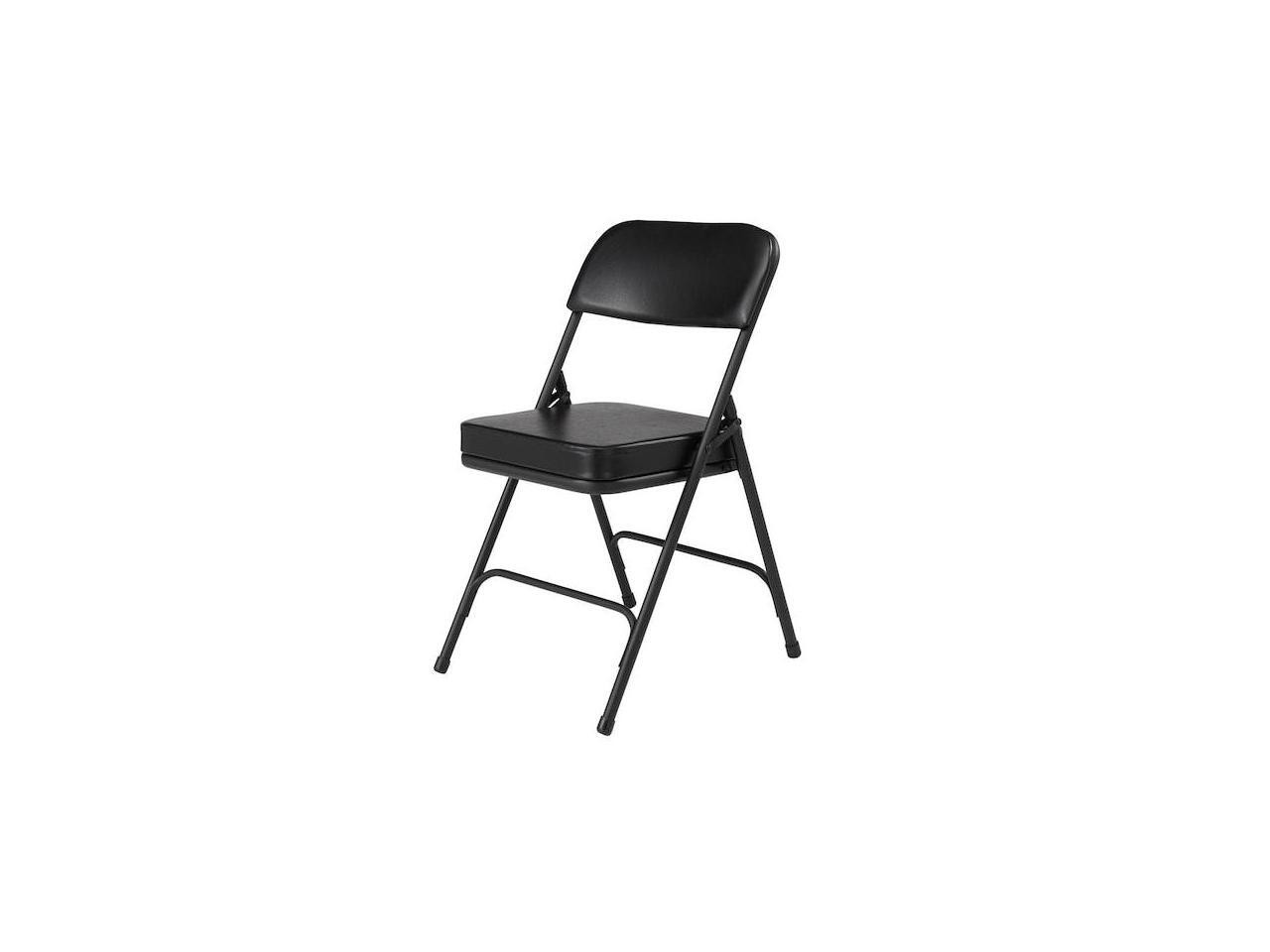 NPS 3210 3200 Series 2" Vinyl Upholstered Double Hinge Folding Chair - Supports