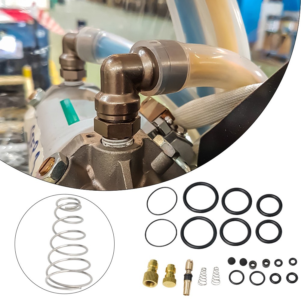 Pump Spare Kits PTFE Piston Replacement 20pcs/set Sealing 4500PSI Copper