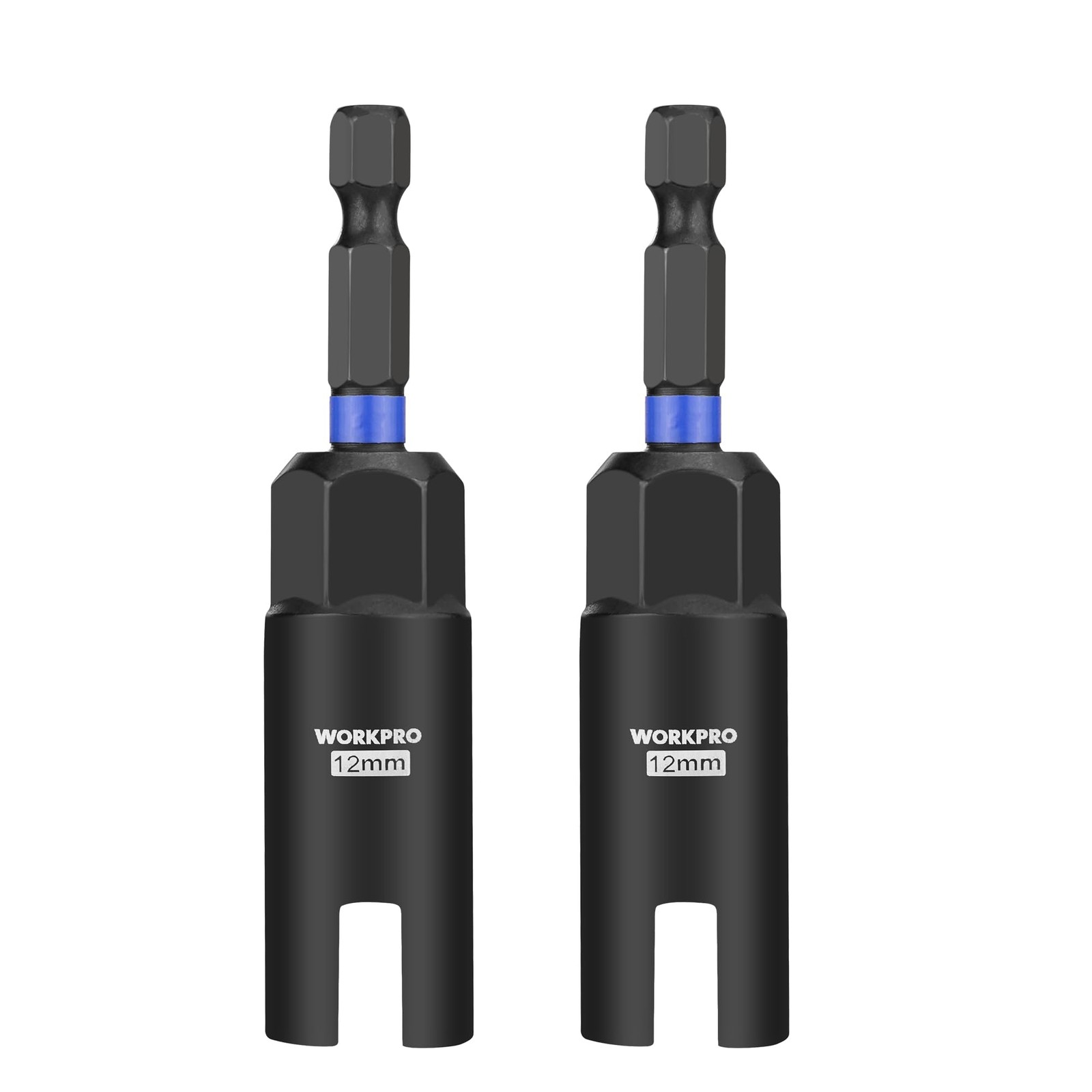 WORKPRO Wing Nut Driver Set 2 PCS, Power Wing Nut Driver Bit 12mm, 12mm, 1/4 ...