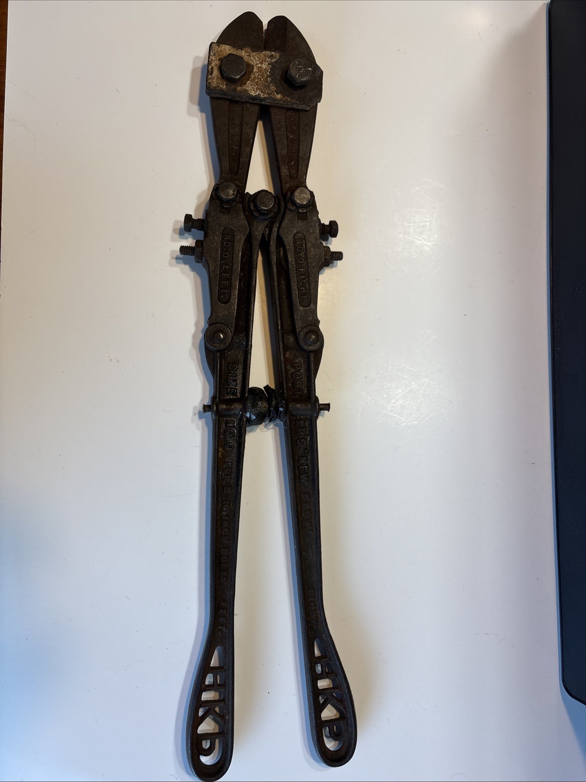 Antique HKP Porter Bolt Cutter  "New Easy" USA 🇺🇸 PAT 1892