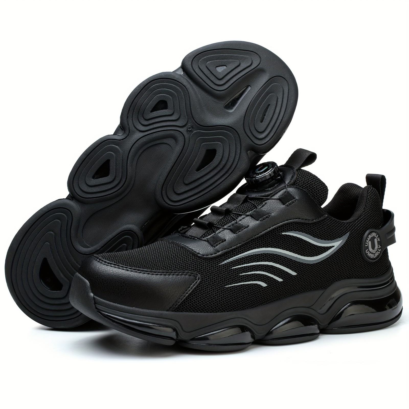 Men Work Safety Steel Toe Shoes Tennis Lightweight Sneakers Slip Indestructible