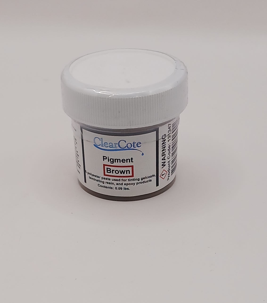 Clearcote 131347 Polyester Resin Color Agent Pigment Dark Brown 1 oz.