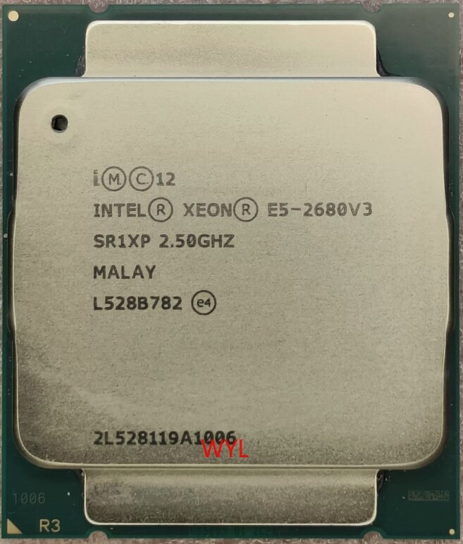 Intel Xeon E5-2680 V3 LGA 2011-3 Server CPU Processors SRIXP 2.50GHz 12 Core