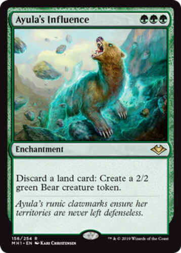 x1 Ayula's Influence R MTG Modern Horizons M/NM, English