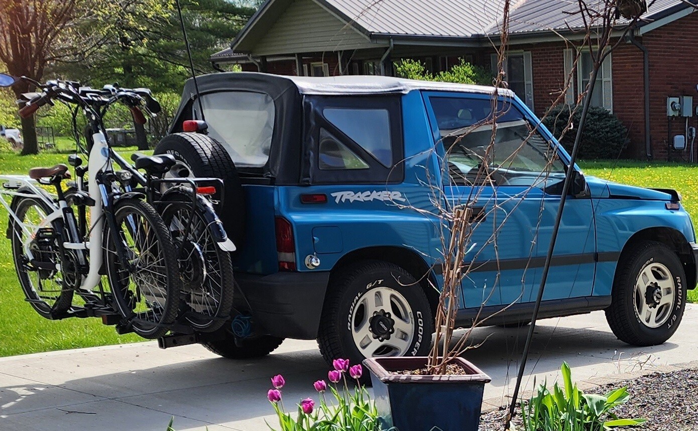 His and Hers RadCity4 Bikes - Virtually NEW! Includes Carrier, Cover, Misc