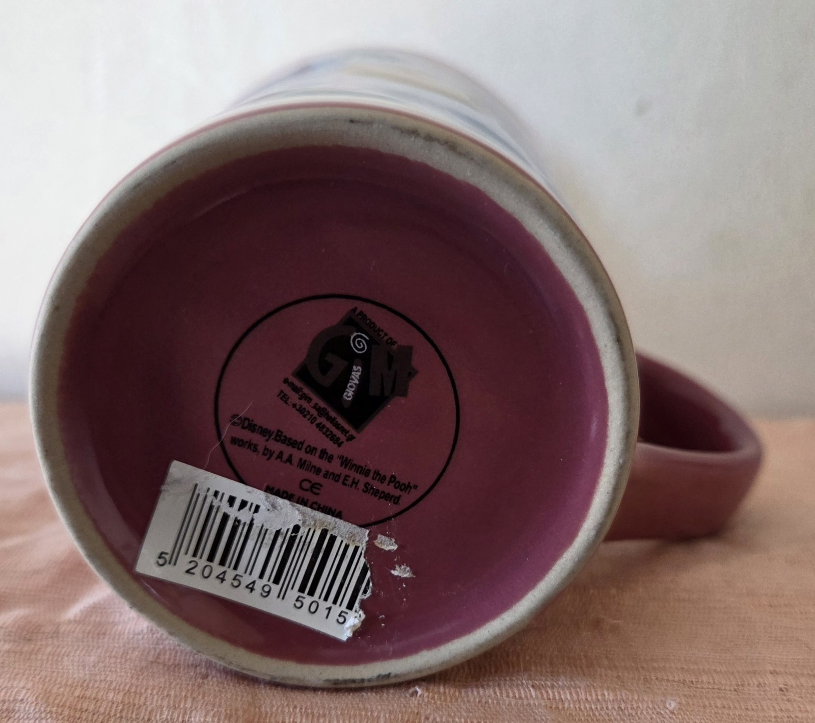 Eeyore Pink Mug Disney