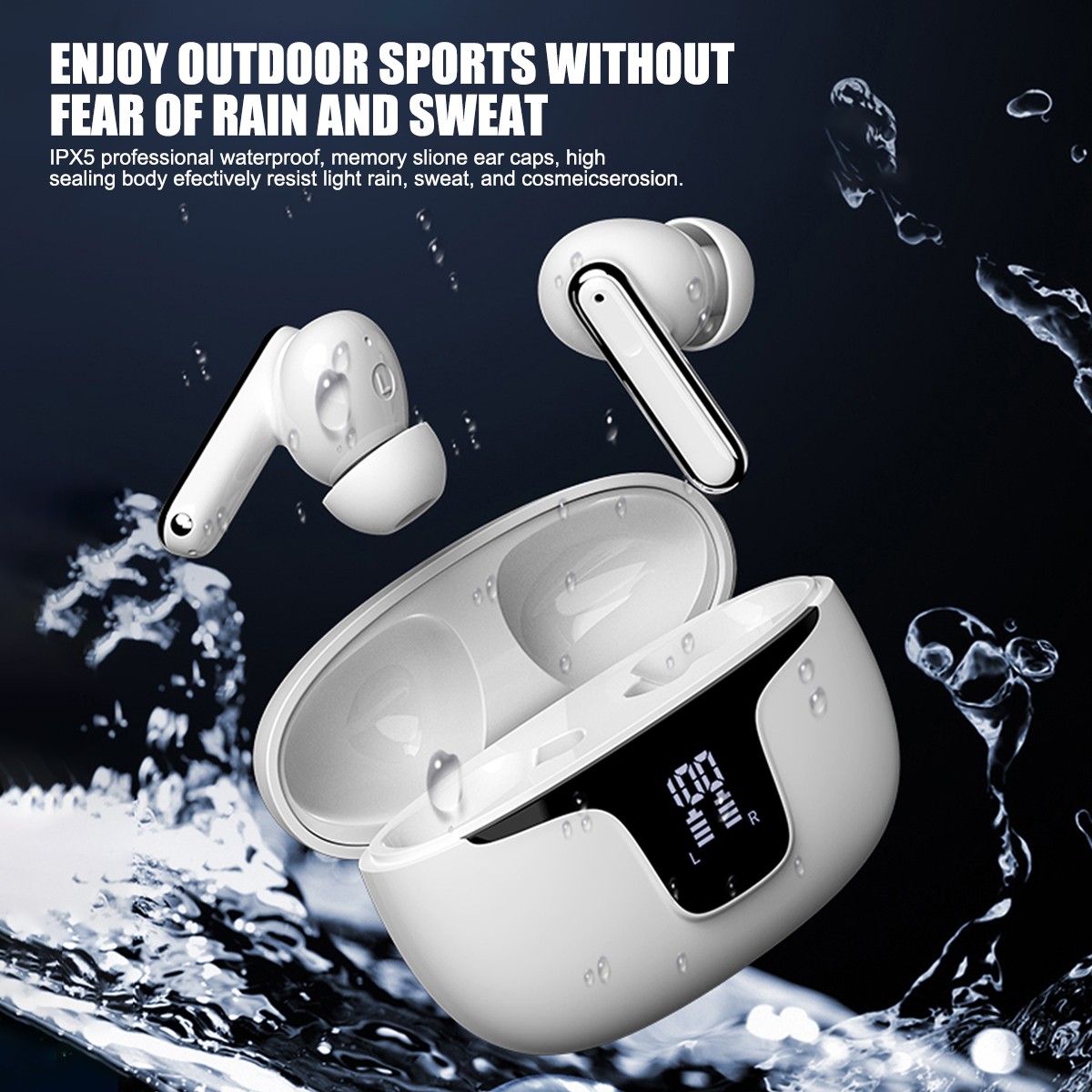 150 Language Translator Earbuds High Accuracy Wireless Bluetooth 5.3 Two Way ..