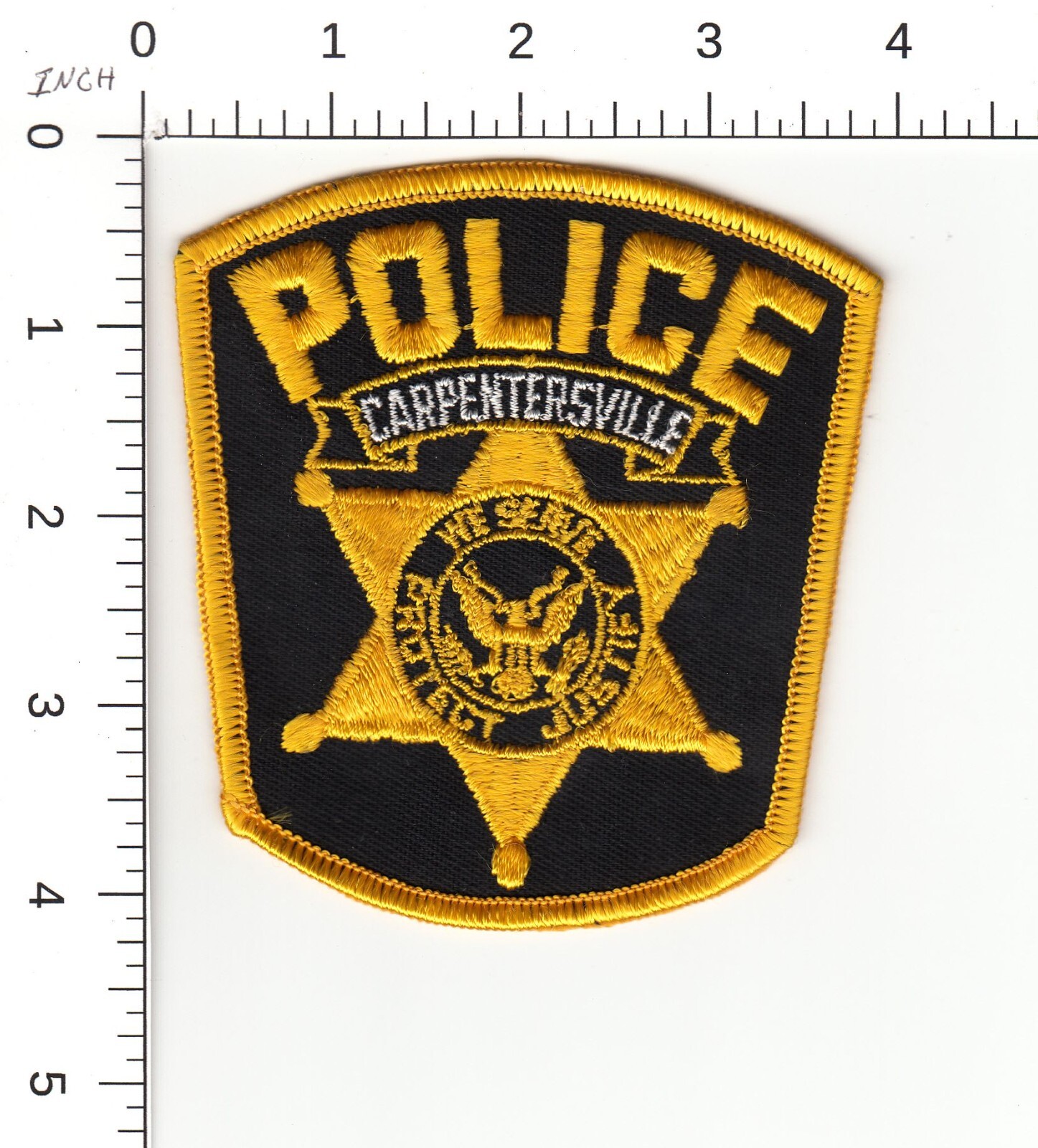 CARPENTERSVILLE O/O/S ILLINOIS POLICE COLLECTIBLE PATCH