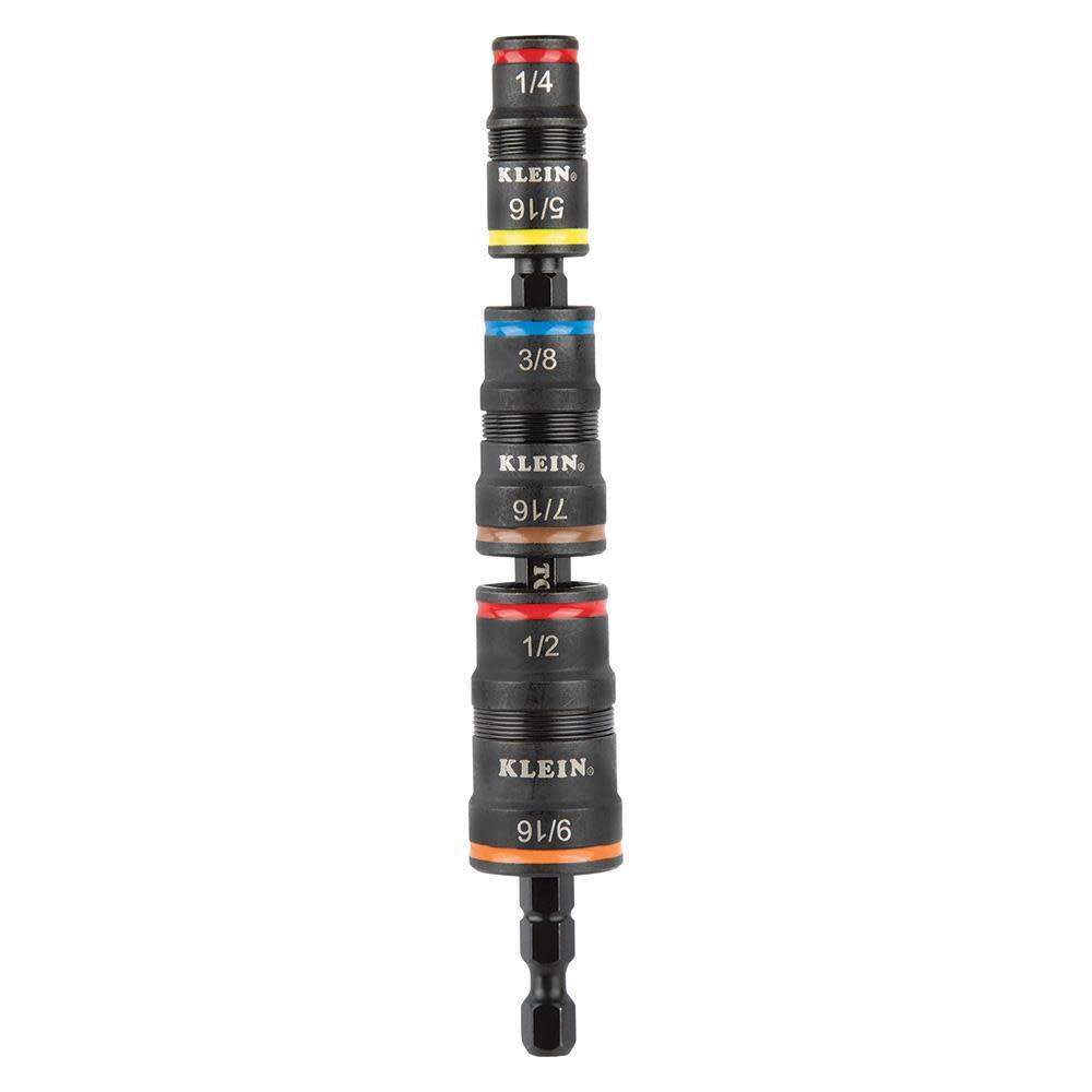 Klein Tools 7-In-1 Impact Flip Socket Set