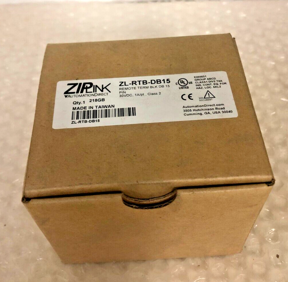 (1) New in Box  ZIP LINK ZL-RTB-DB15