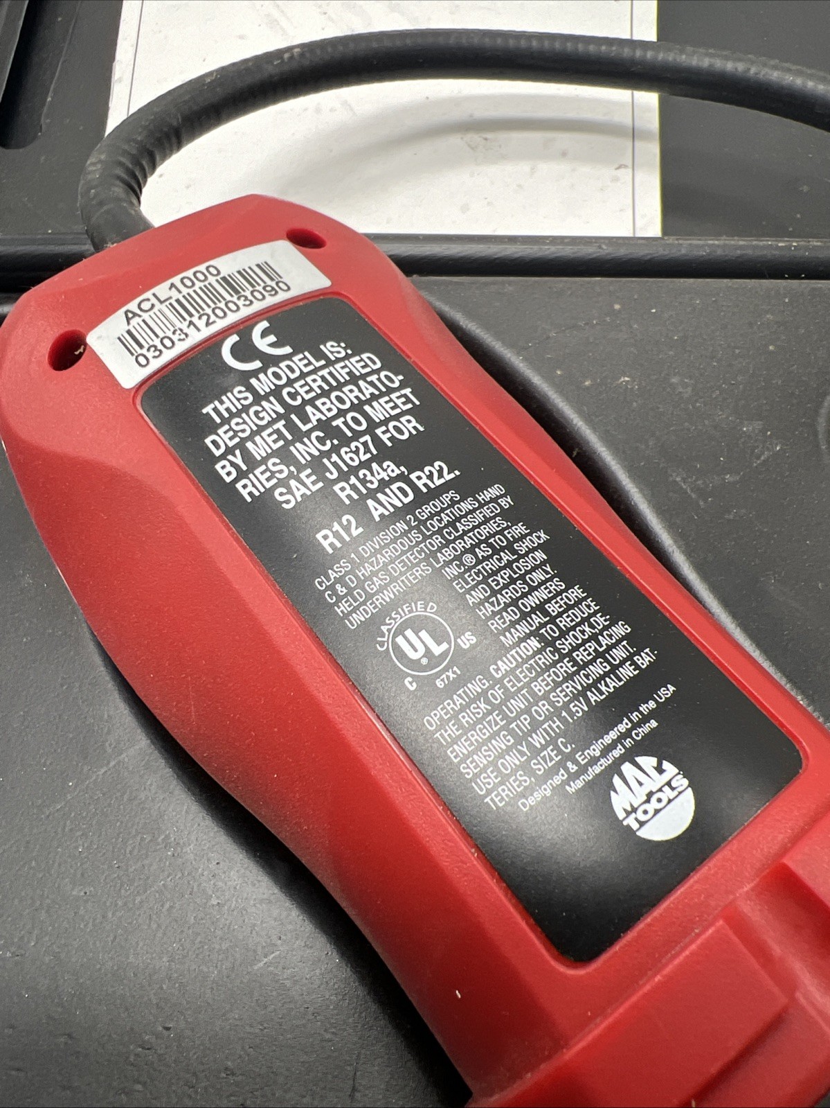 Mac Tools Refrigerant Leak Detector, ACL1000