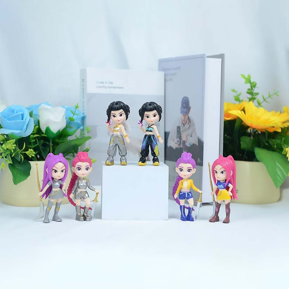 2026 Anime Kpops Demon Hunters Figure Rumi Zoe Mira anime polyvinyl chloride