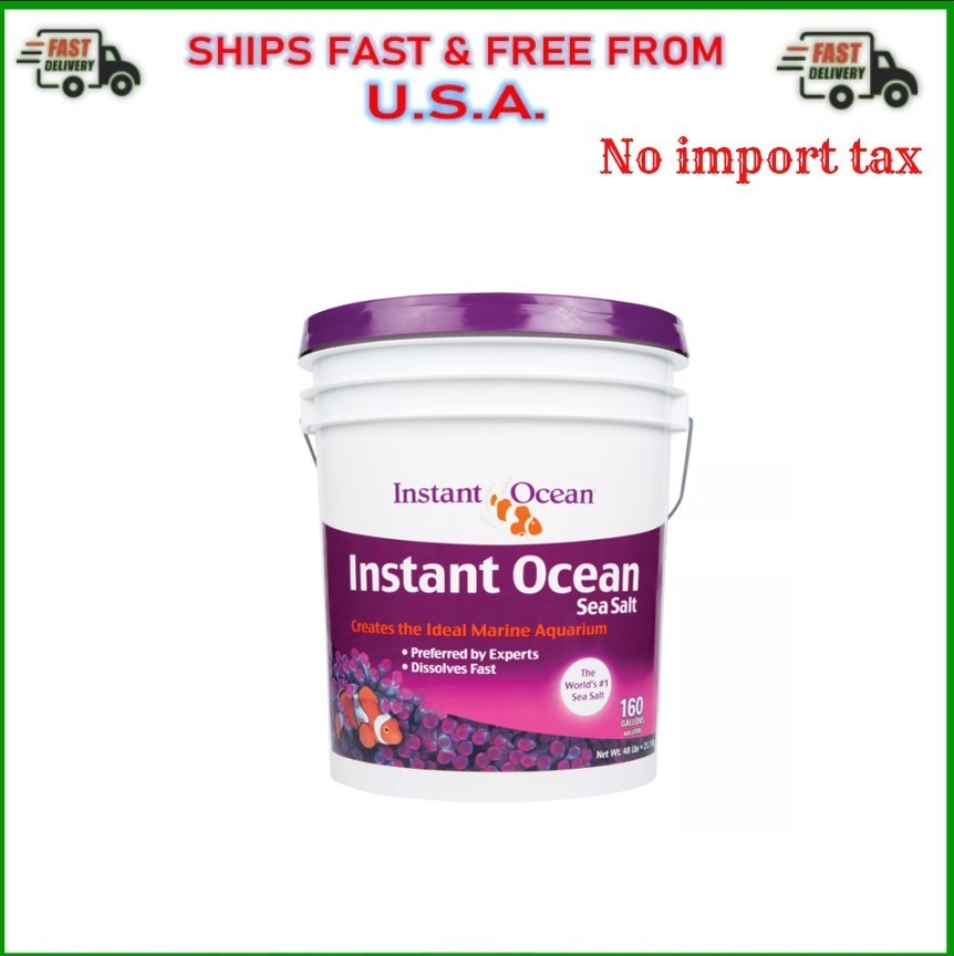 Instant Ocean Sea Salt for Saltwater Aquariums 160 Gal