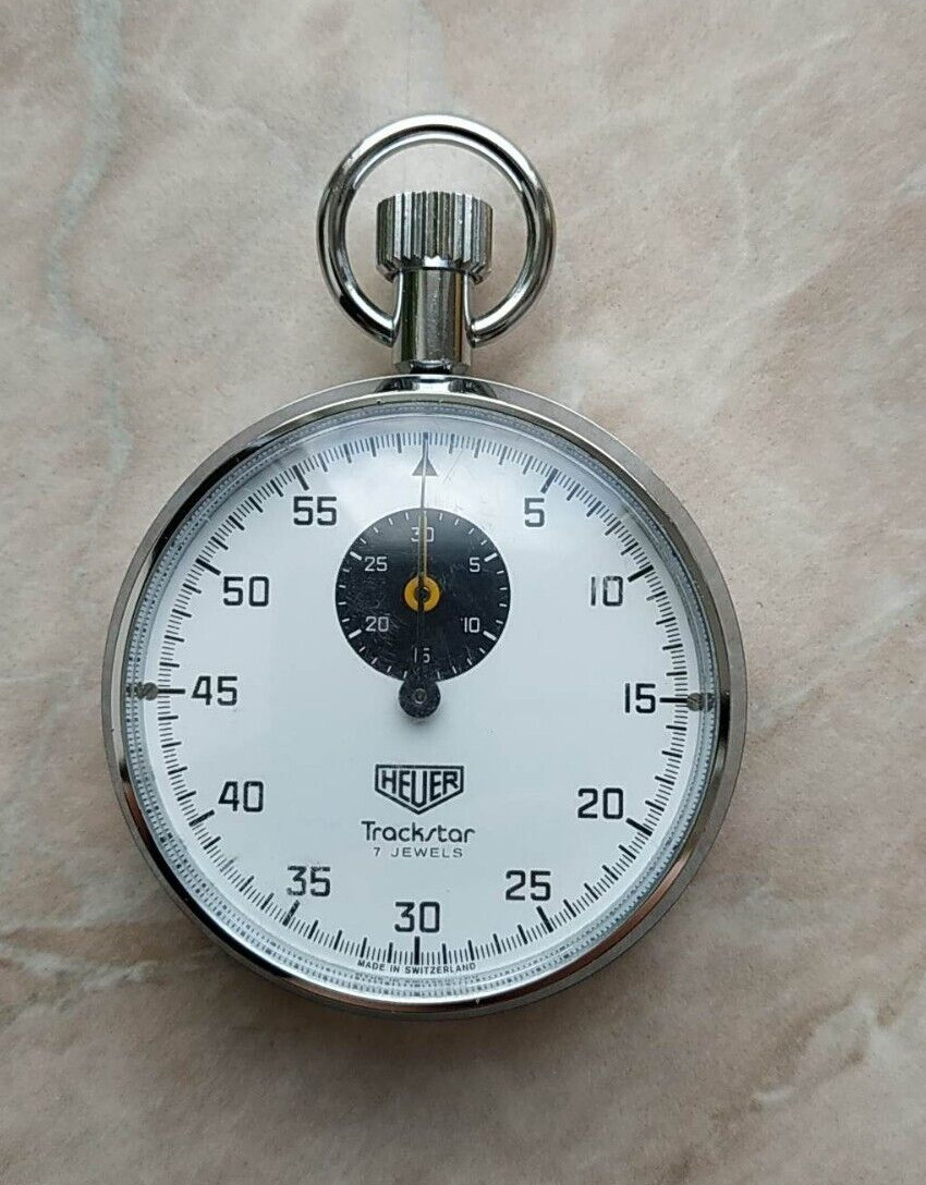 Heuer Stopwatch type Trackstar, 7 jewels