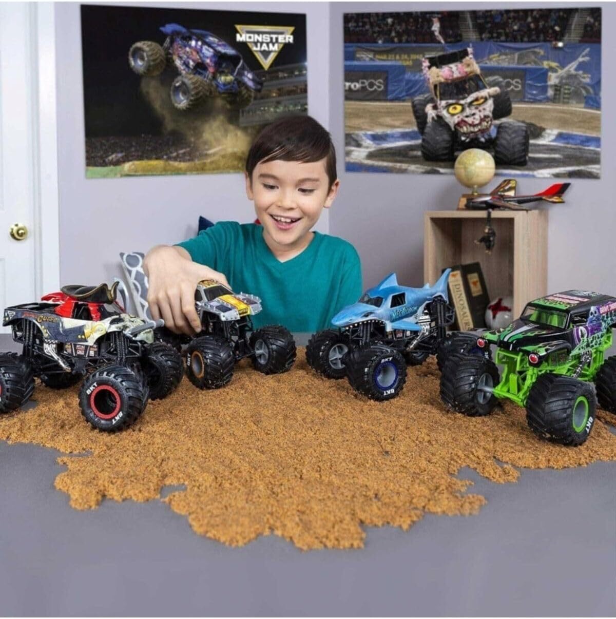 Monster Jam True Metal Realistic El Toro Loco Monster Truck Scale 1:24 Car Model