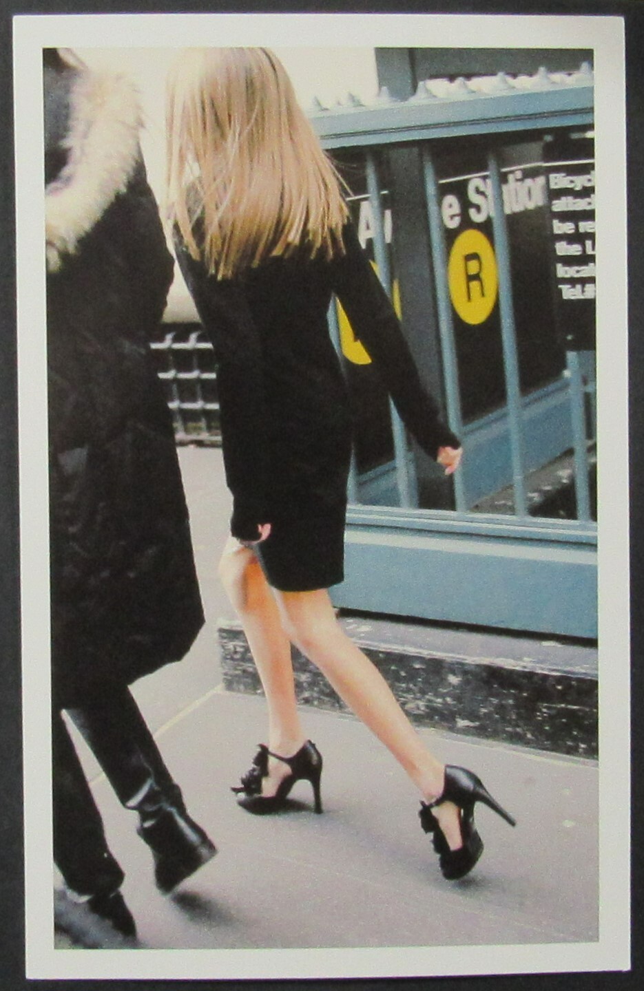 Black Suit Shoes Fashion NYC Street Photo by Bill Cunningham Postcard Unused
