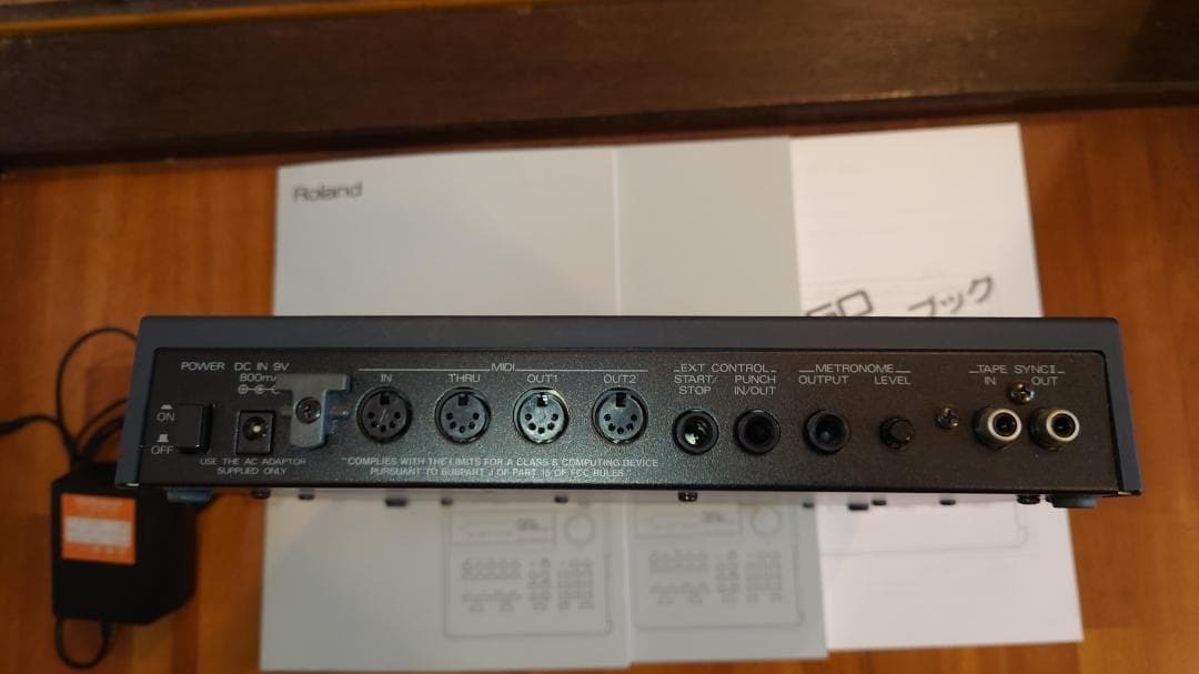 Roland MC-50 Micro Composer MIDI Sequencer 8 Track Floppy Disk w/ AC Adapter