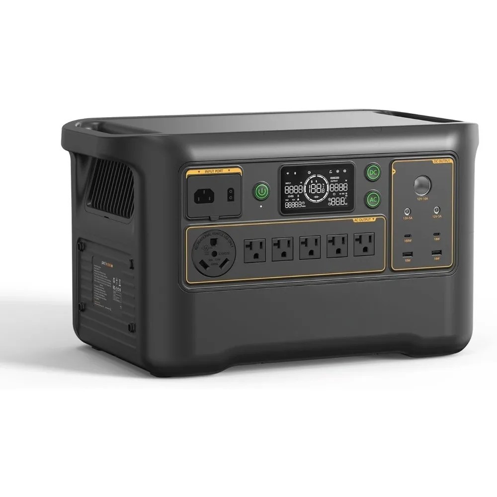 Portable Power Station 3072Wh LiFePO4 Solar Generator 3600W Home Backup Battery