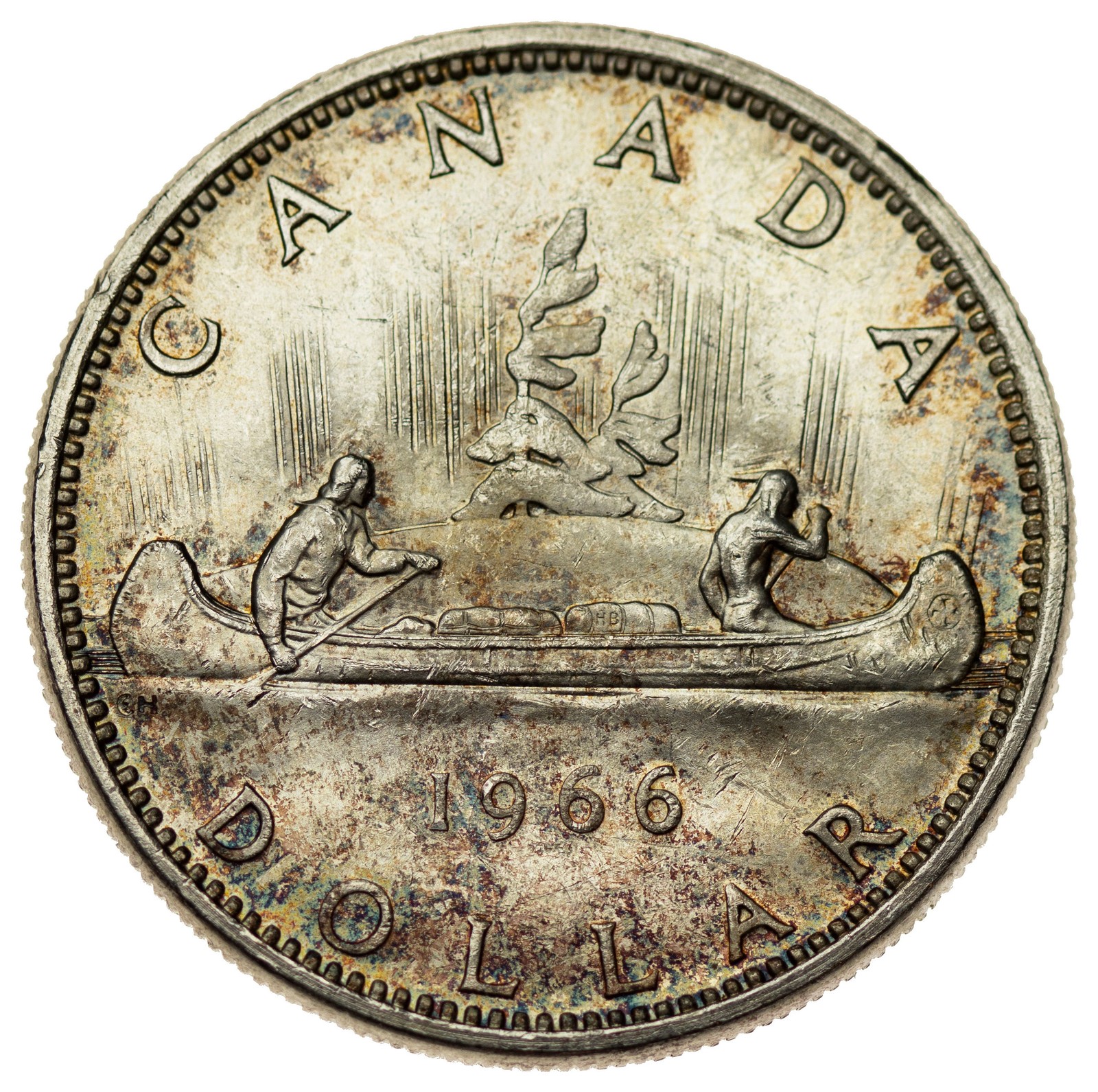 Canada - Dollar 1966 - Elizabeth II, Silver