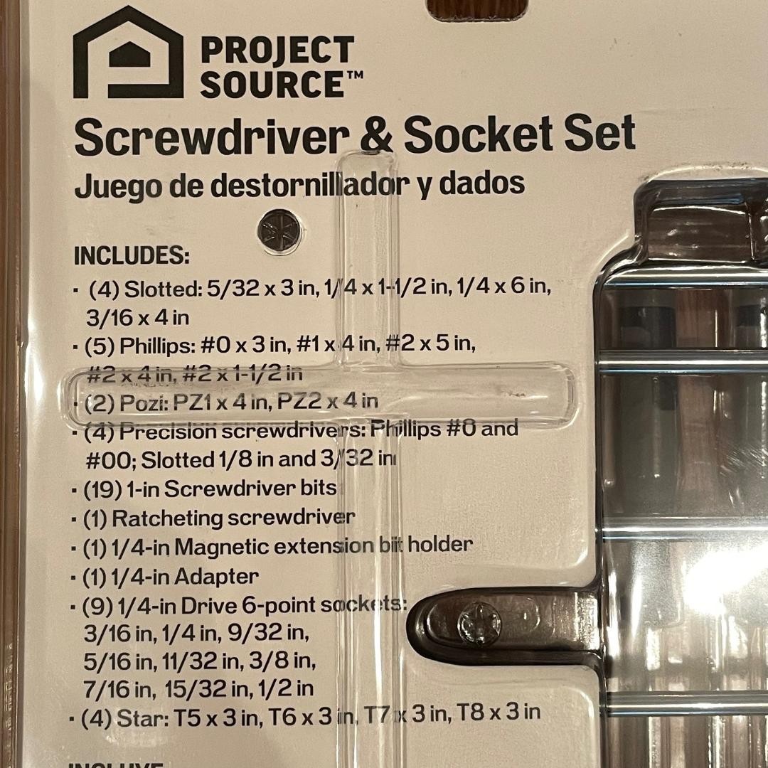 50pc Piece Screwdriver & Socket Set NEW SEALED ORIGINAL PACKAGING Tools Father's