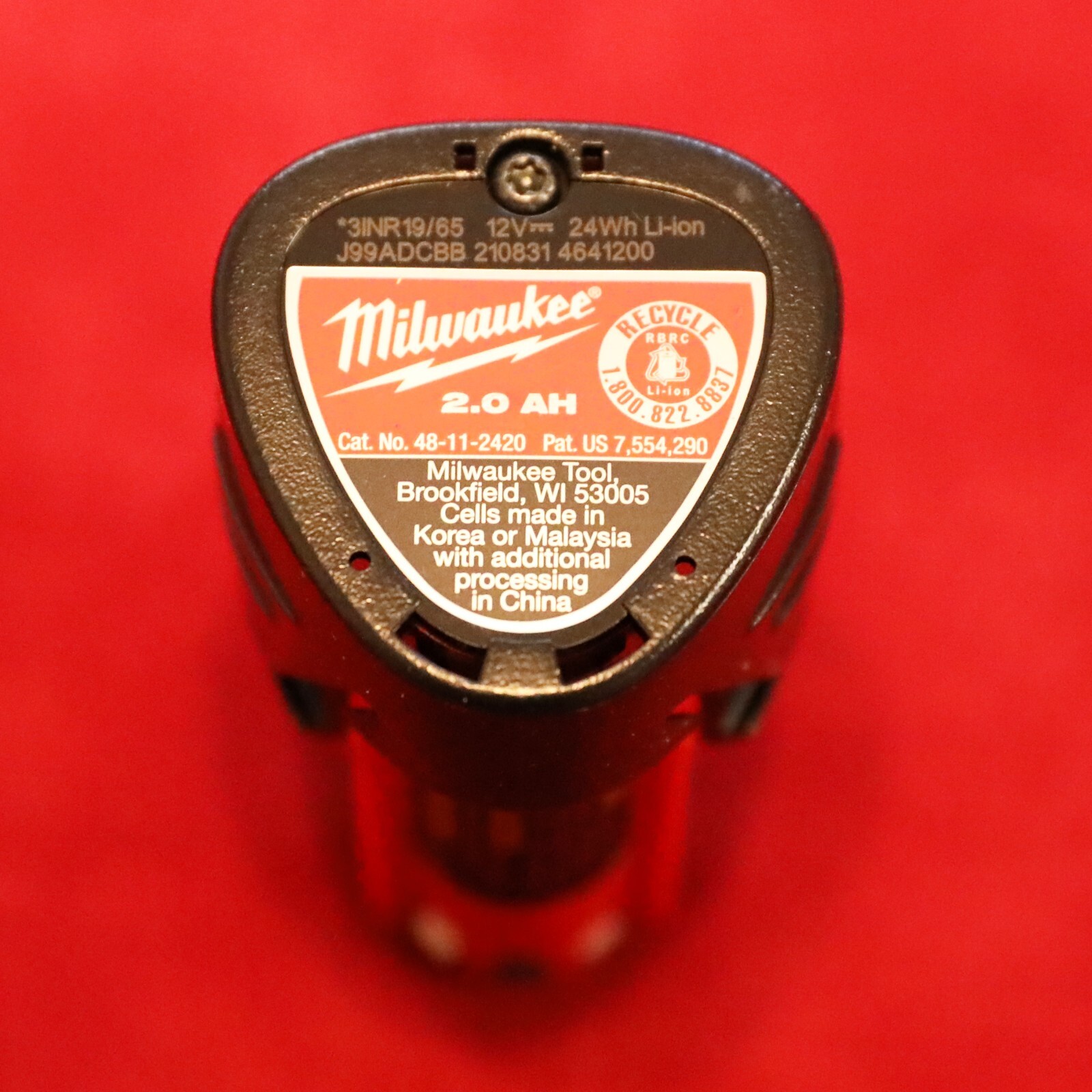 Milwaukee Power Tools #48-11-2420 M12 2.0 CP Compact Battery Brand New & Unused