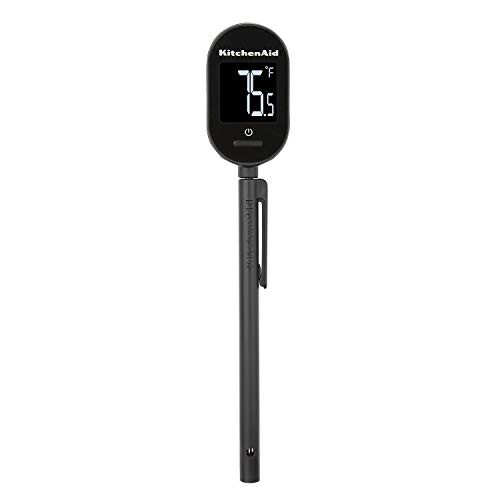 KitchenAid KQ910 Backlit Instant Read Digital Food Kitchen Grill Thermometer,