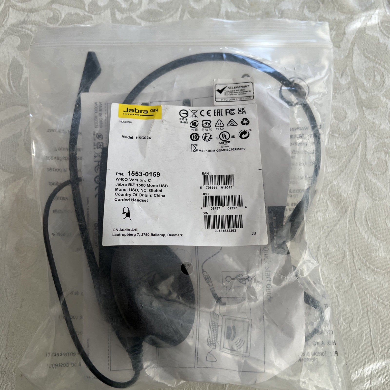 Jabra Biz 1500 Mono