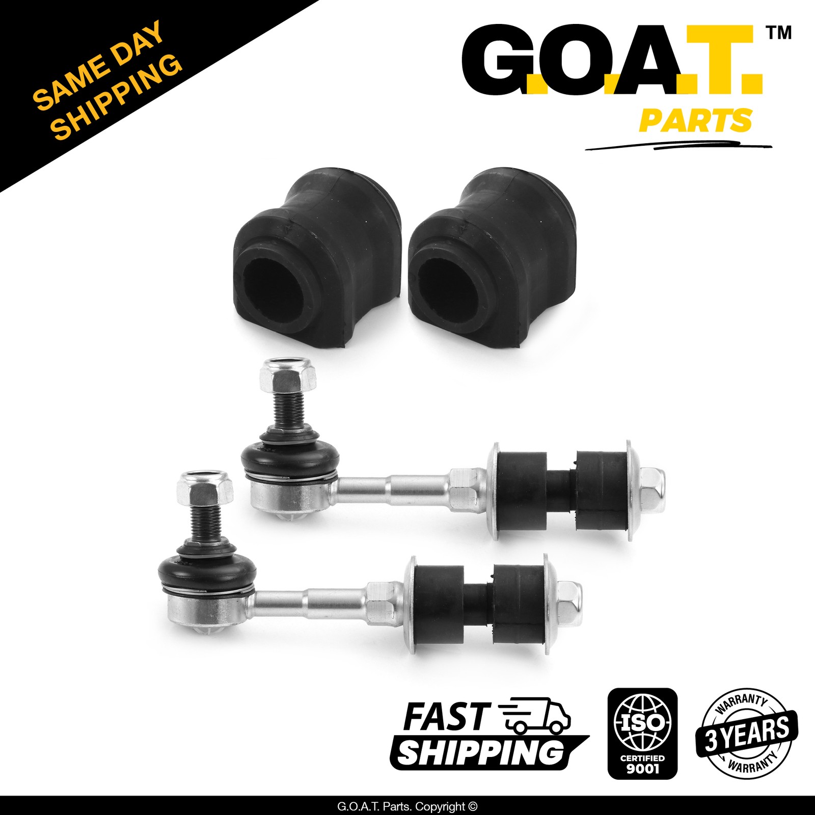 Rear Sway Bar & Stabilizer Bar Bushing Kit for 2006-2018 Toyota RAV4
